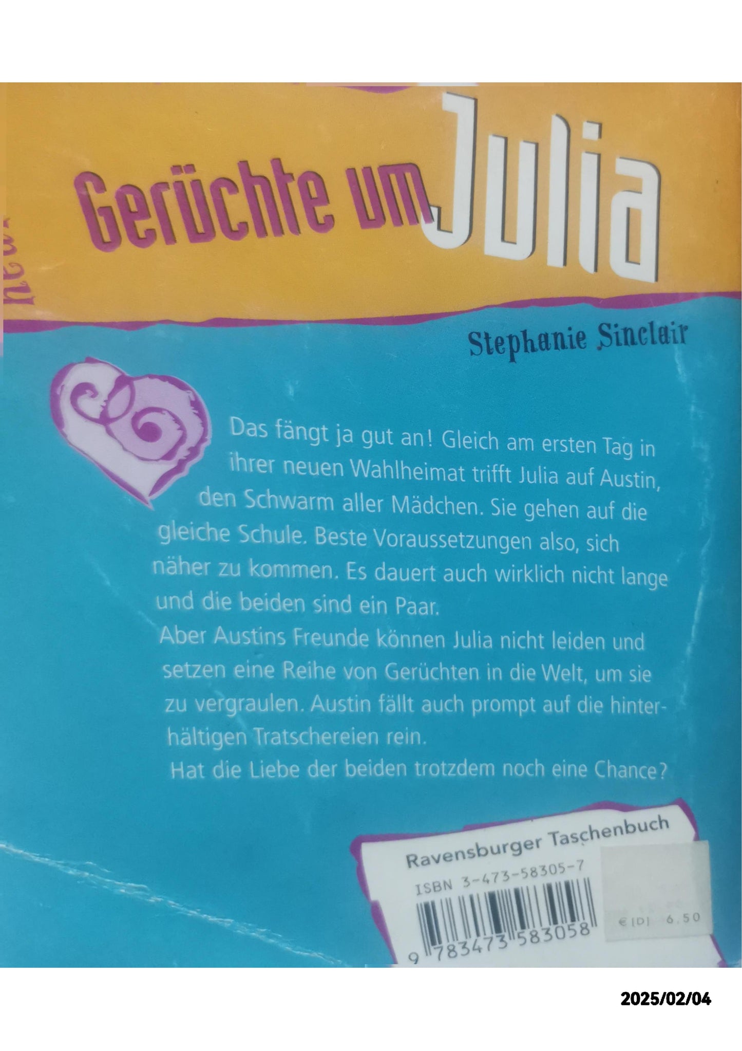 Gerüchte um Julia (Heartbeat) Paperback – 1 Jun. 2000 by Stephanie Sinclair (Autor)