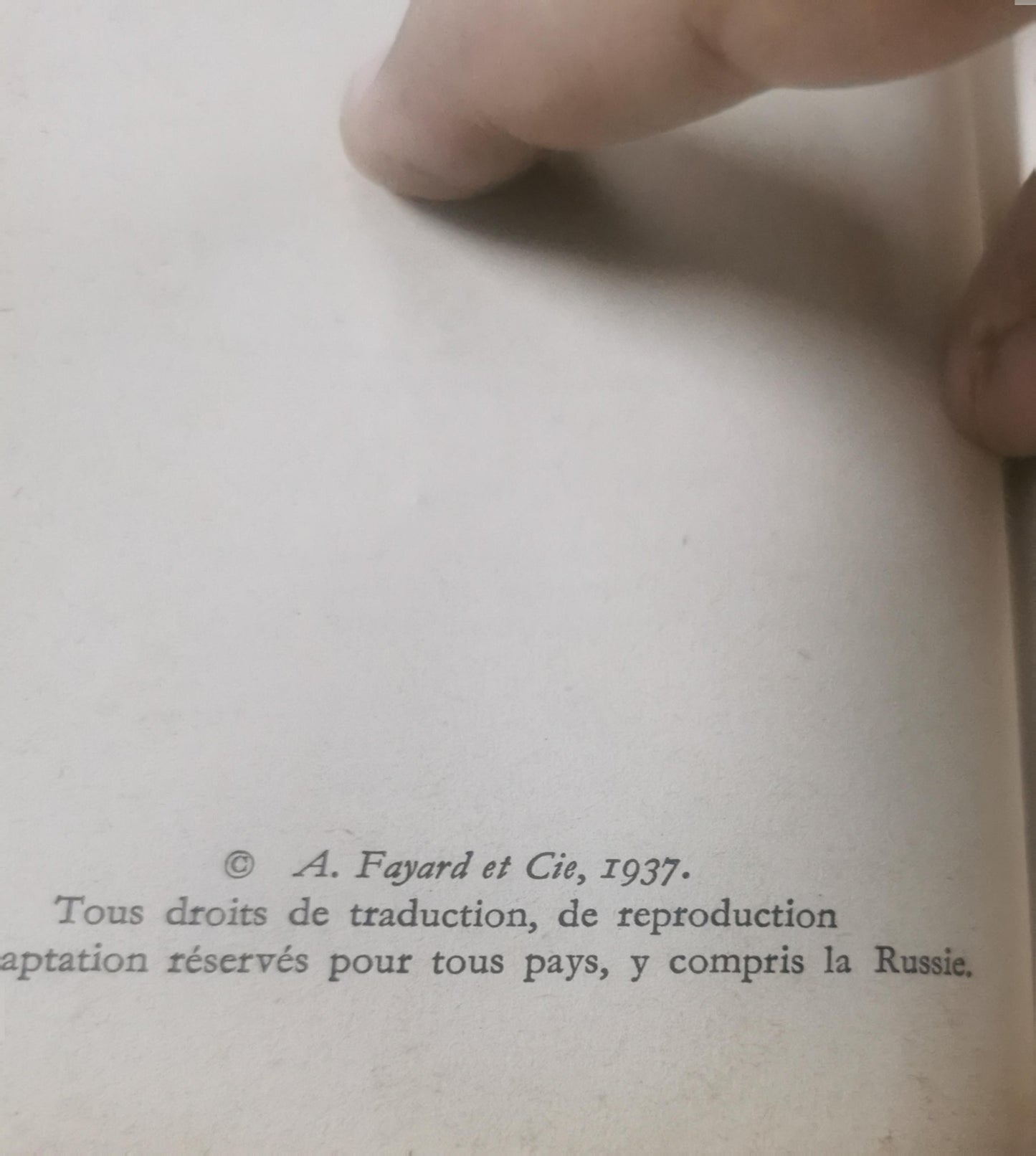 HISTOIRE D'ANGLETERRE MAUROIS ANDRE Published by ARTHEME FAYARD, 1946 Condition: bon