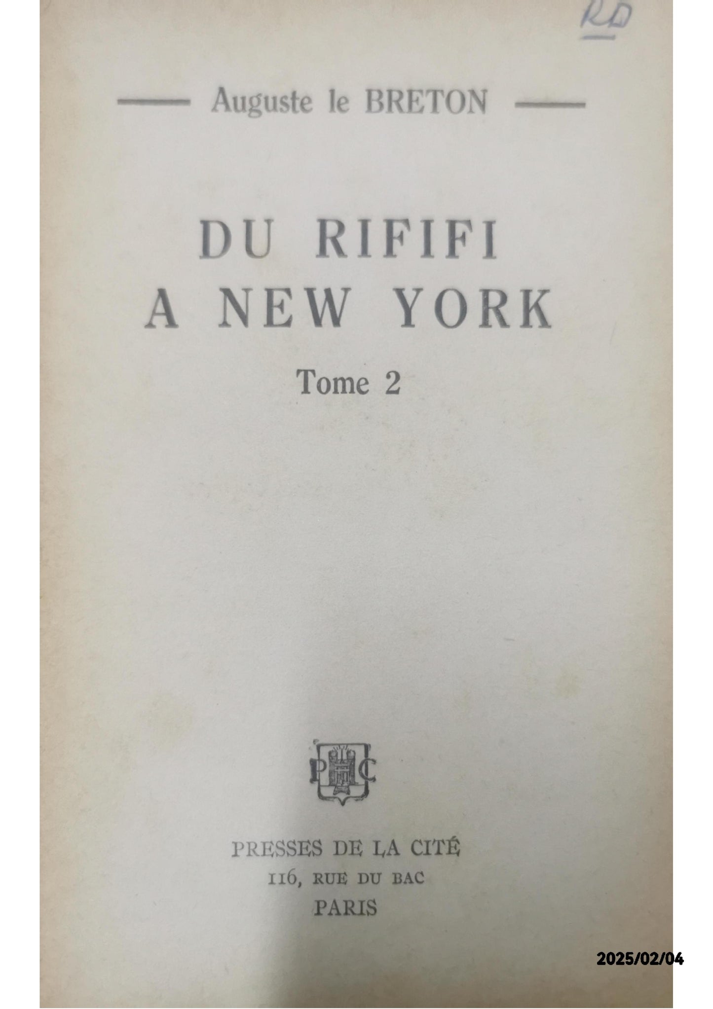 Rififi in New York Paperback – January 1, 1981 by Auguste Le Breton (Author)