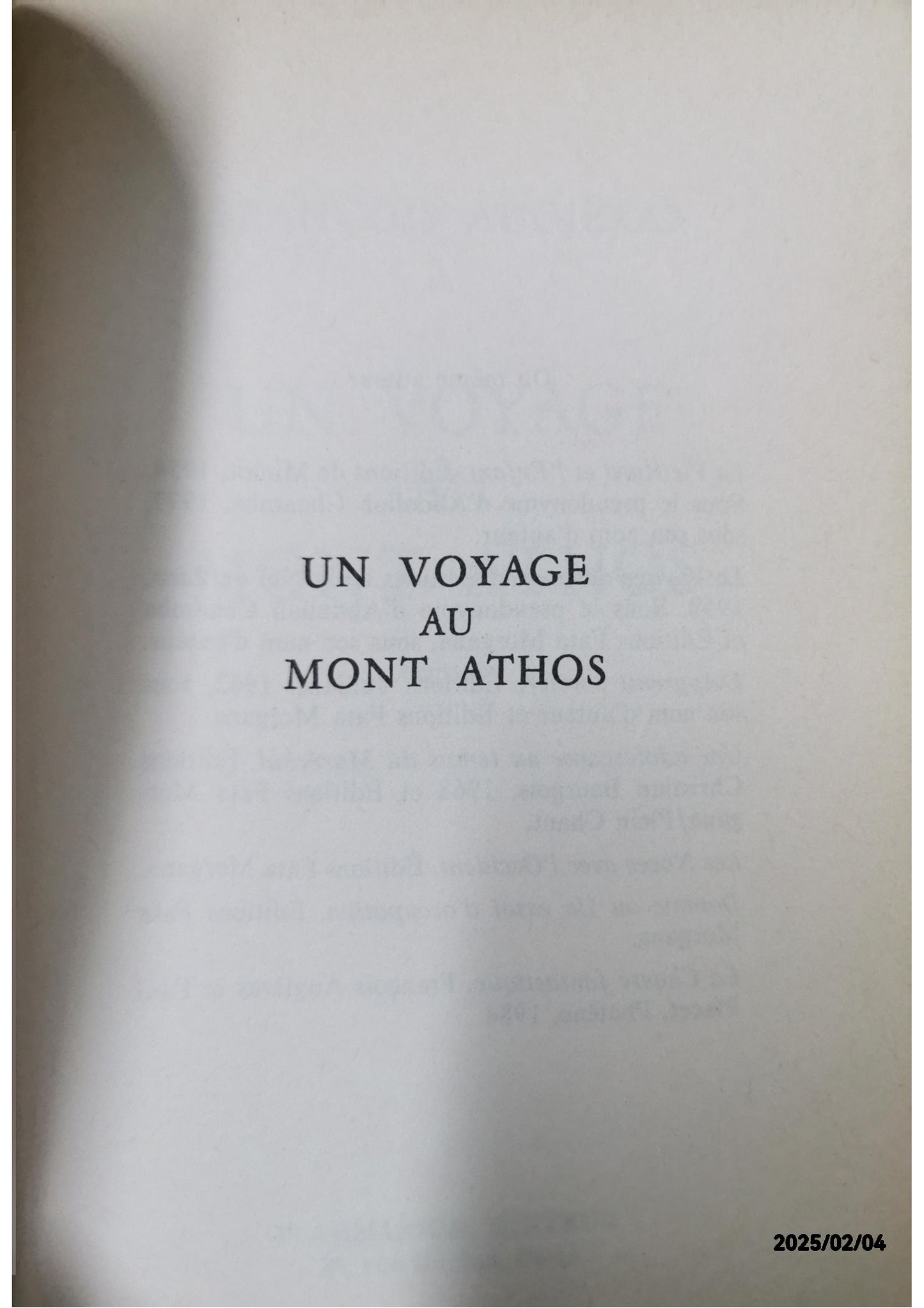 Un voyage au mont Athos: (*) Broché – 8 mars 2006 de François Augiéras (Auteur)