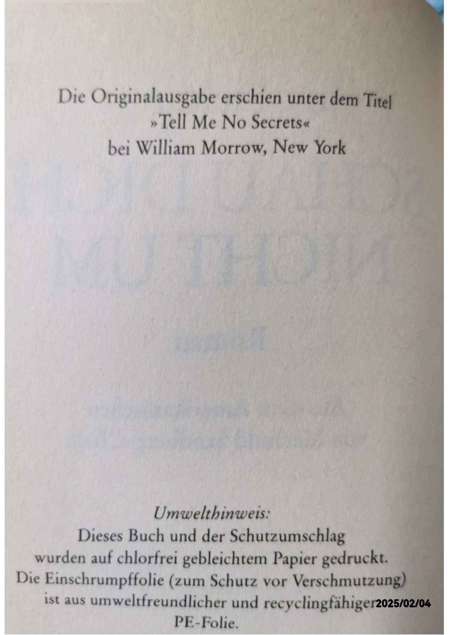 Schau dich nicht um : Roman. Aus dem Amerikan. von Mechtild Sandberg-Ciletti, Best book Hardcover – 1 Jan. 1993by Joy Fielding (Autor)