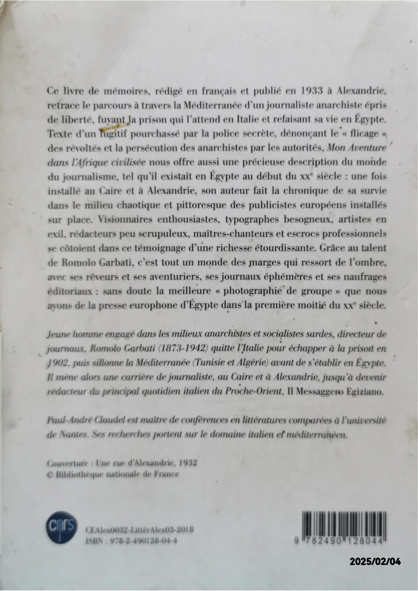 Mon aventure dans l'Afrique civilisée Relié – Illustré, 4 avril 2019 de Romolo Garbati (Auteur), Paul-André Claudel (Sous la direction de), & 1 plus