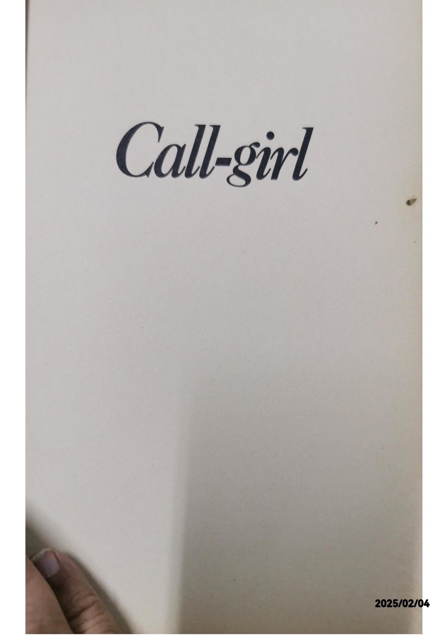 Call-girl Paperback – 1 Jan. 1984 French edition  by Cécile (Author)