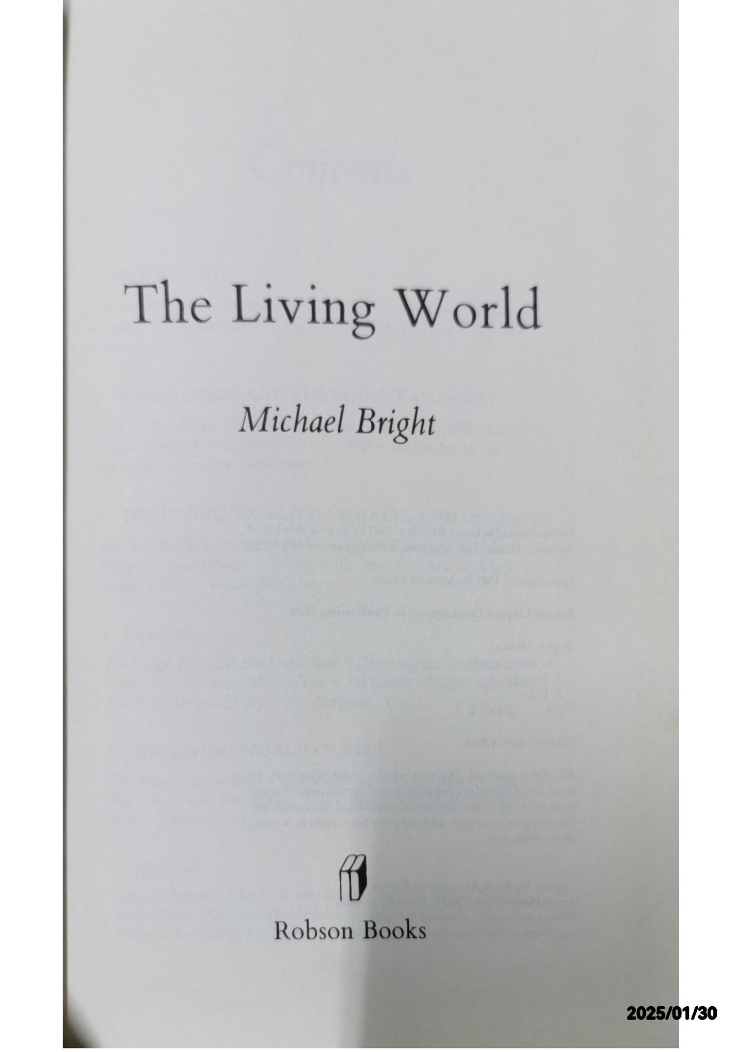 The living world Book by Michael Bright