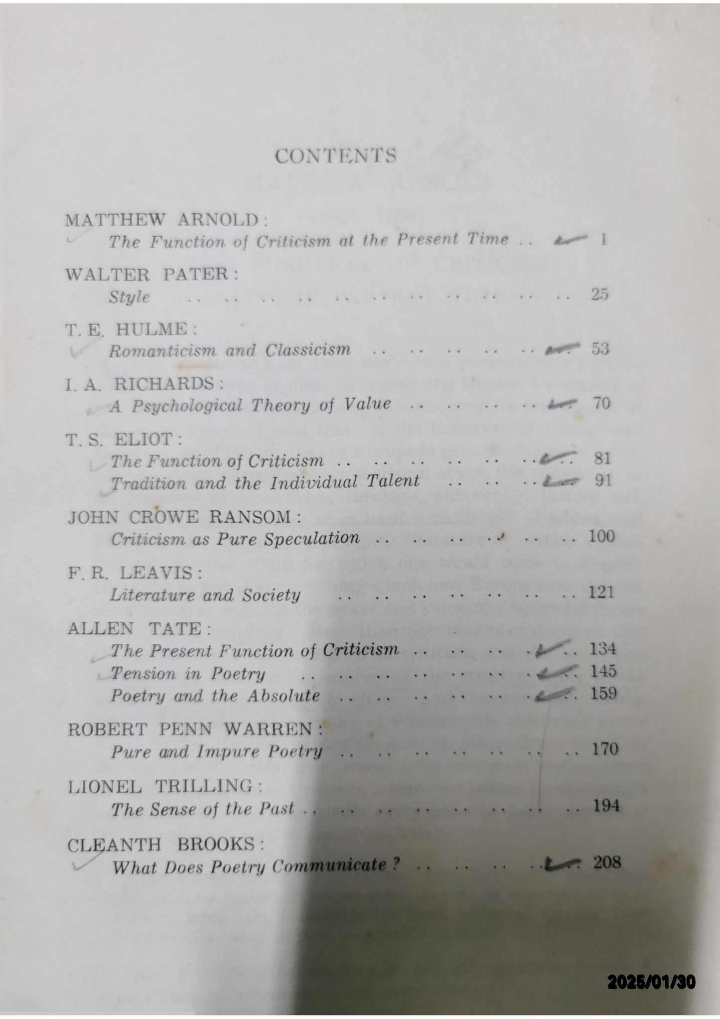 Criticism From Matthew Arnold To The Present Day Anglo Author Rashad Rushdy | Publisher The Anglo-egyptian Bookshop