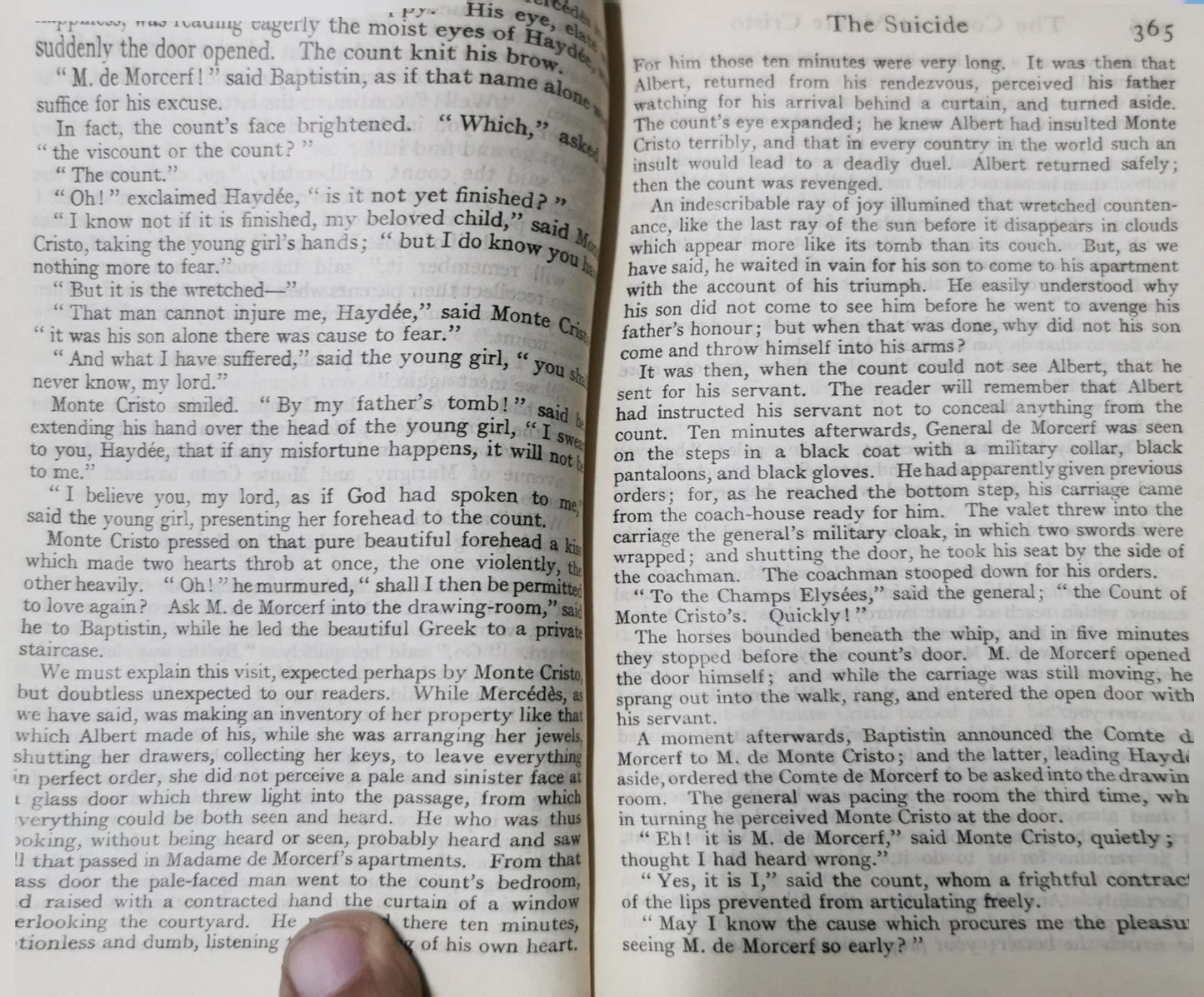 The Count of Monte Cristo Vol. 2 Alexandre Dumas Published by J. M. Dent & Sons Ltd, 1930 Used Hardcover