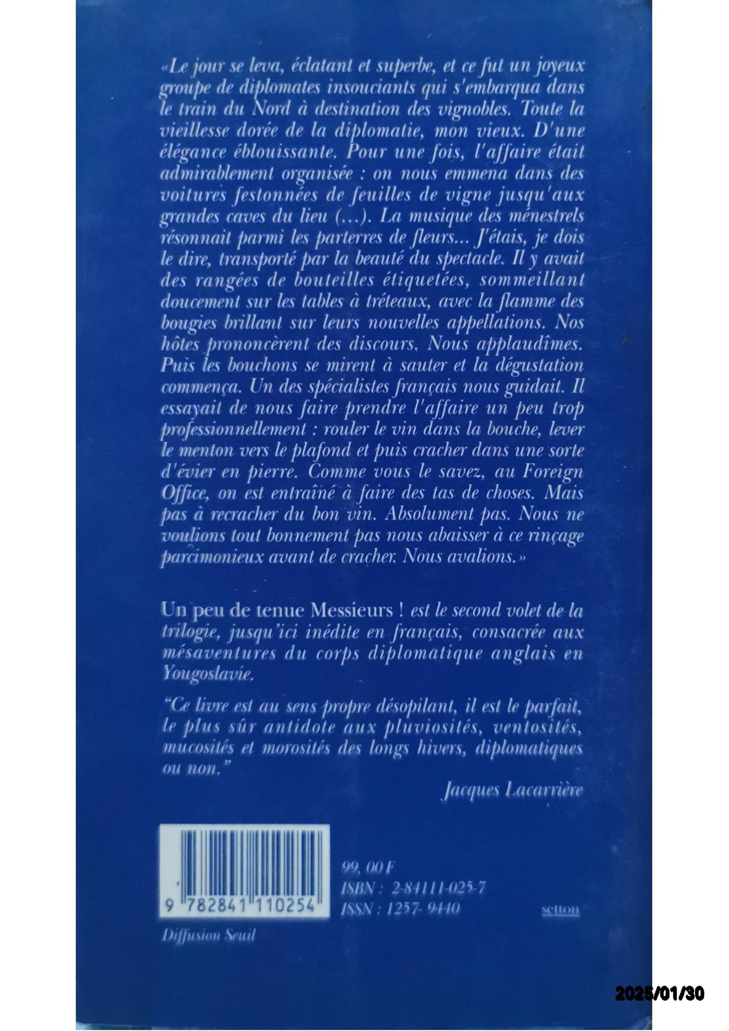 Un peu de tenue, Messieurs ! Broché – 30 avril 1995 de Lawrence Durrell (Auteur), Jacques Lacarrière (Préface), & 1 plus