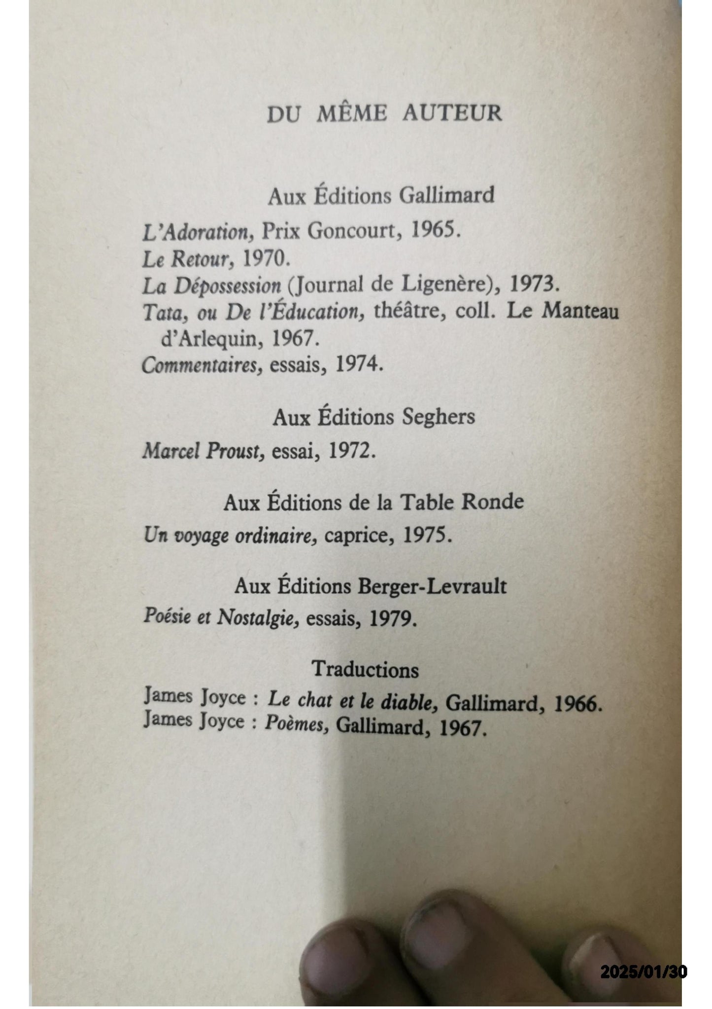 Histoire De Mes Vieux Habits Poche – Grand livre, 4 octobre 2000 de Jacques Borel (Auteur)