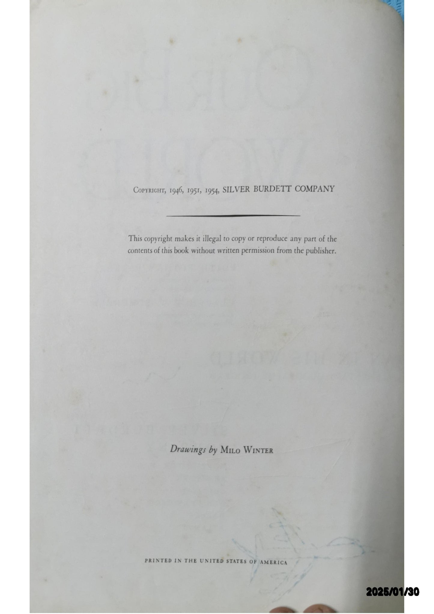 Man in His World; Essential Elementary Geography; Our Big World Hardcover – January 1, 1951 by Harlan H.; Edith Parker; Clarence Sorensen Barrows (Author), Milo Winter (Illustrator)