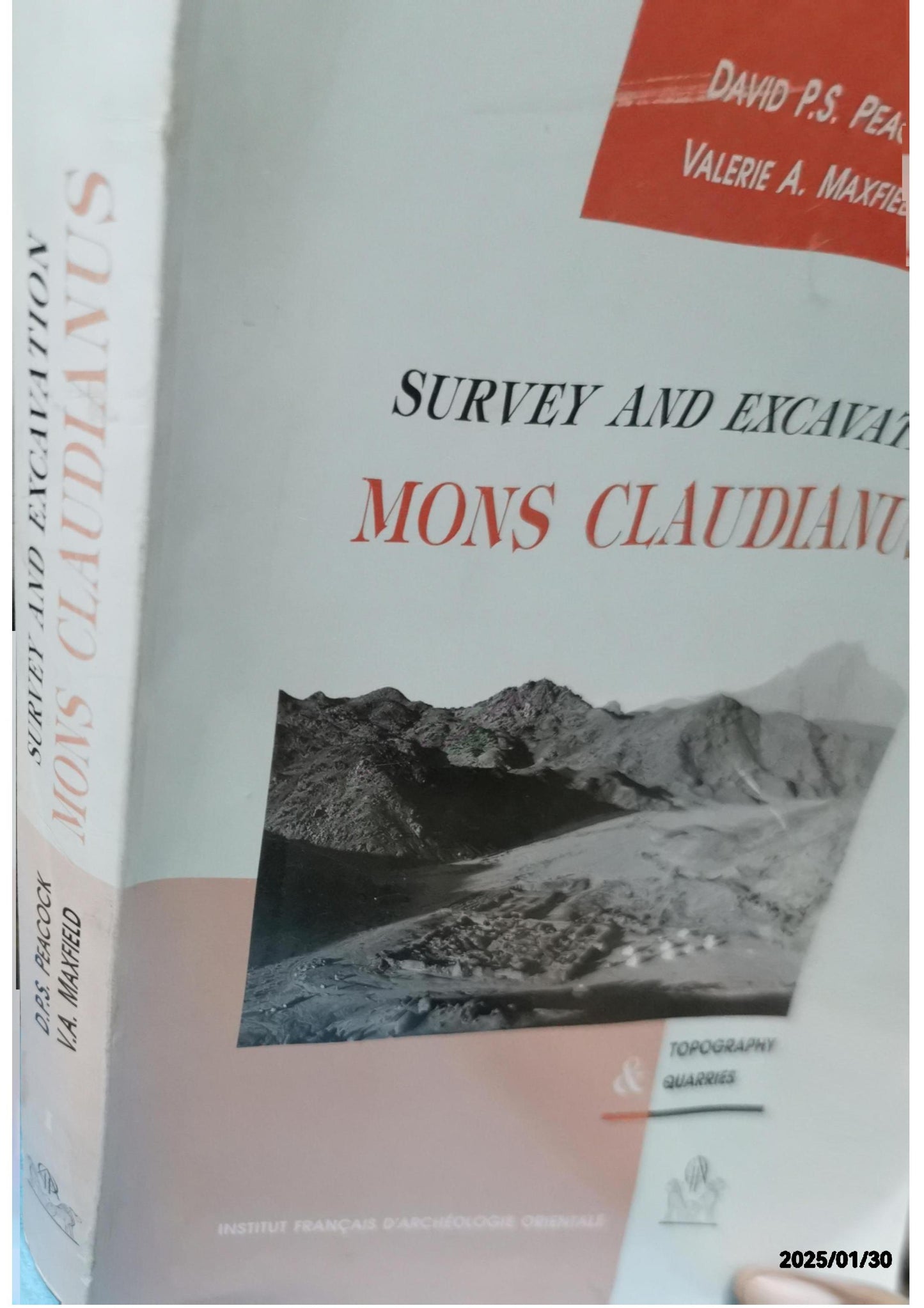 Mons Claudianus Survey and Excavation I: Topography and Quarries: 37 (Documents de Fouilles,) Paperback – 1 Jun. 1997 by David Peacock (Author), Valerie A Maxfield (Author)