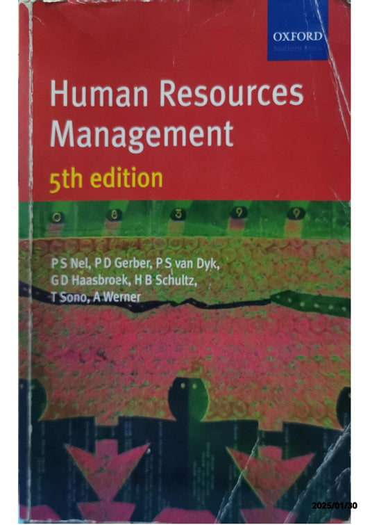 Human Resources Management Paperback – February 26, 2001 by Piet S.Van Dyk (Author), P.D. Gerber (Author), P.S. van Dyk (Author), H.B. Schultz (Author), & 1 more