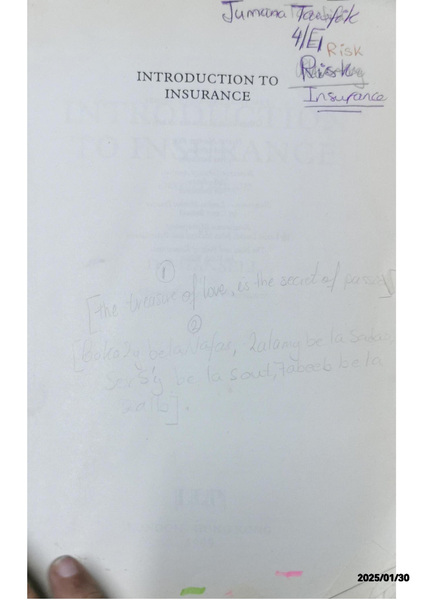 Introduction to Insurance (Practical Insurance Guides) Paperback – May 1, 1999 by D.S. Hansell (Author)