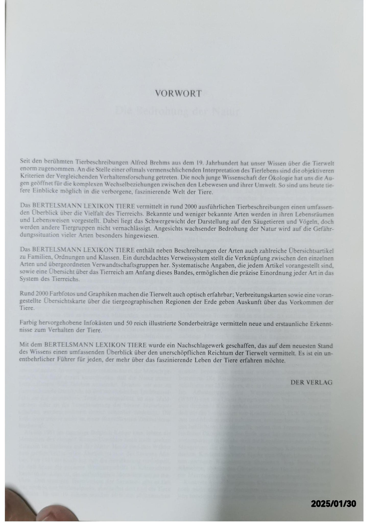 Bertelsmann Lexikon Tiere : Säugetiere, Vögel, Fische, Lurche, Kriechtiere, Insekten und andere Wirbellose von A-Z ; 2000 farbige Fotos, Grafiken und Verbreitungskarten