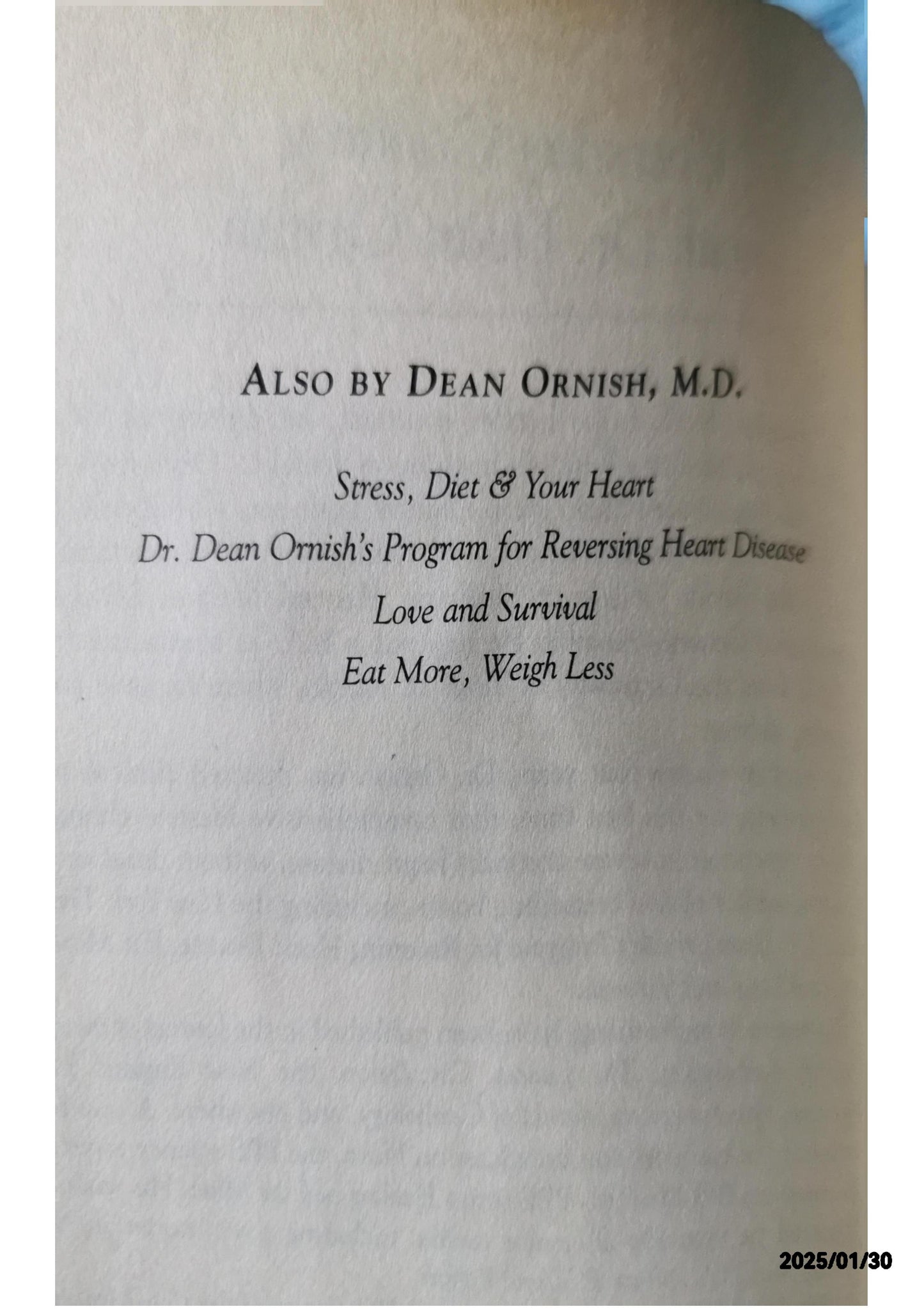 Everyday Cooking With Dr. Dean Ornish: 150 Easy, Low-Fat, High-Flavor Reecipes Hardcover – 1 Jan. 1996 by Dean Ornish (Author)