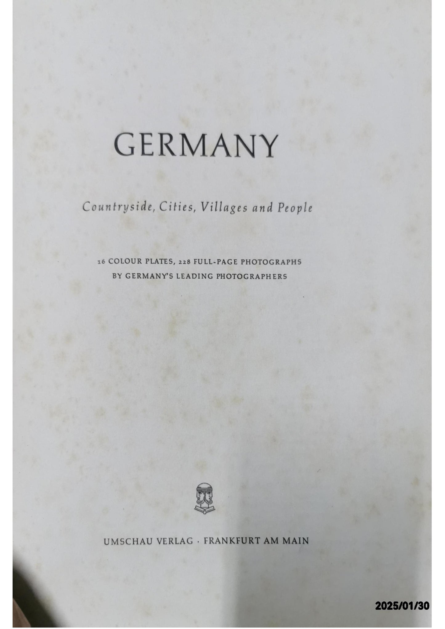 Germany: Countryside, Cities, Villages and People Hardcover – January 1, 1956 by Harald Hagelstange, Rudolf; Busch (Author)