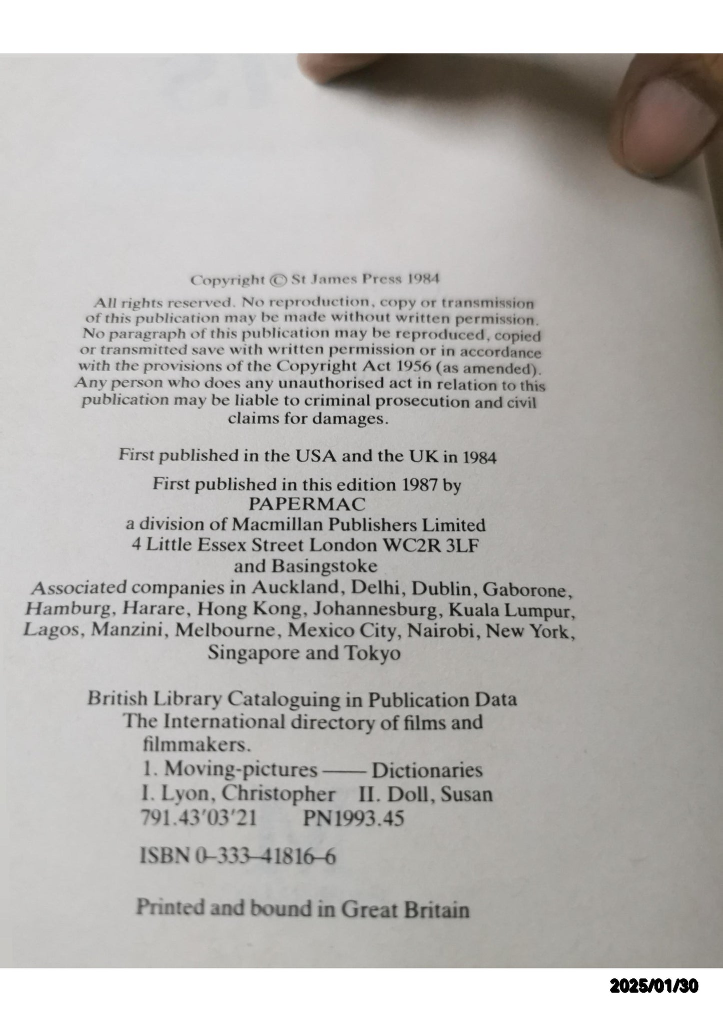 Films (v. 1) (The International Dictionary of Films and Filmmakers) Paperback – 8 Oct. 1987 by Christopher Lyon (Editor), Susan Doll (Editor)