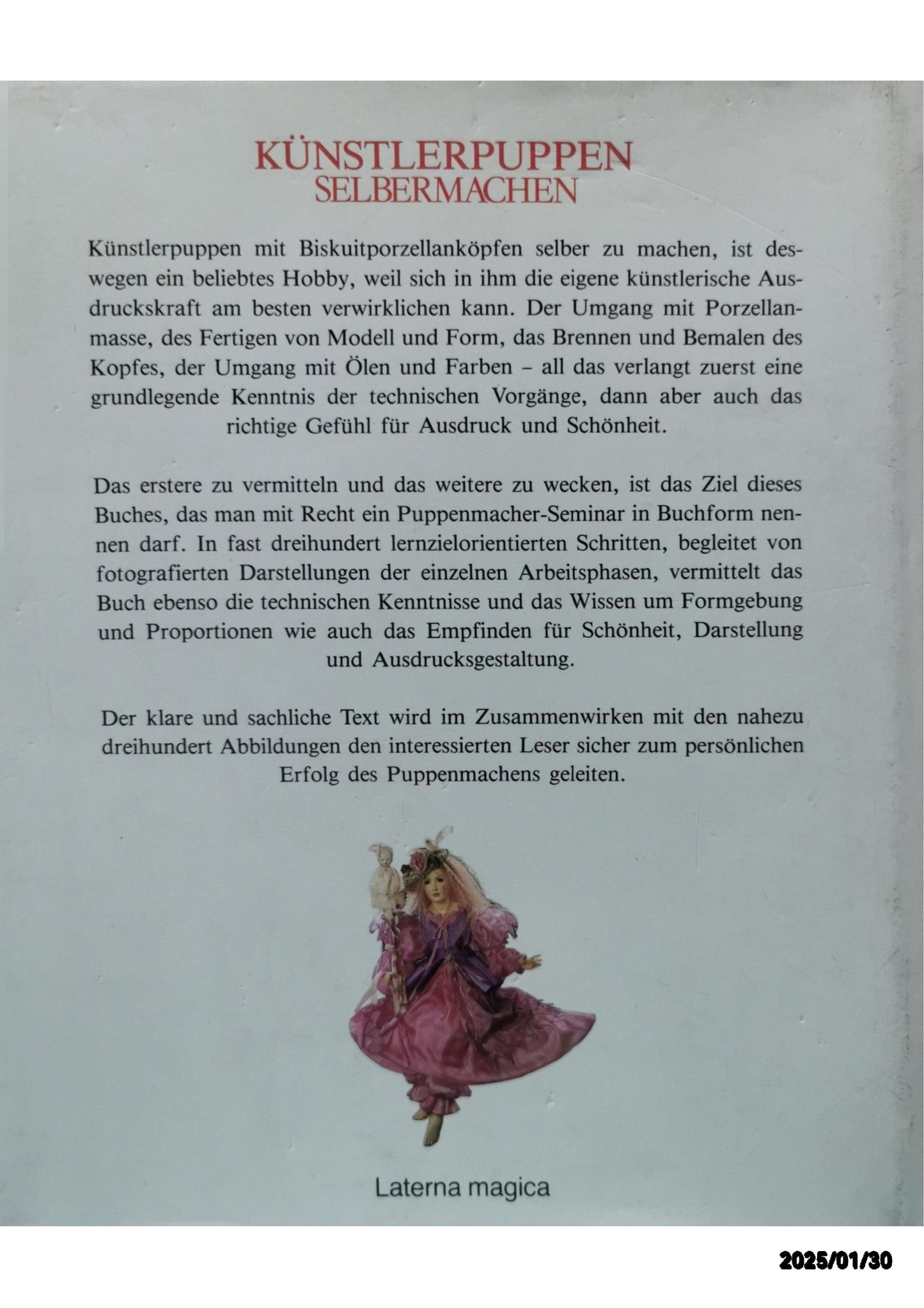 Künstlerpuppen selbermachen Hardcover German Edition  by Hildegard Günzel (Author)