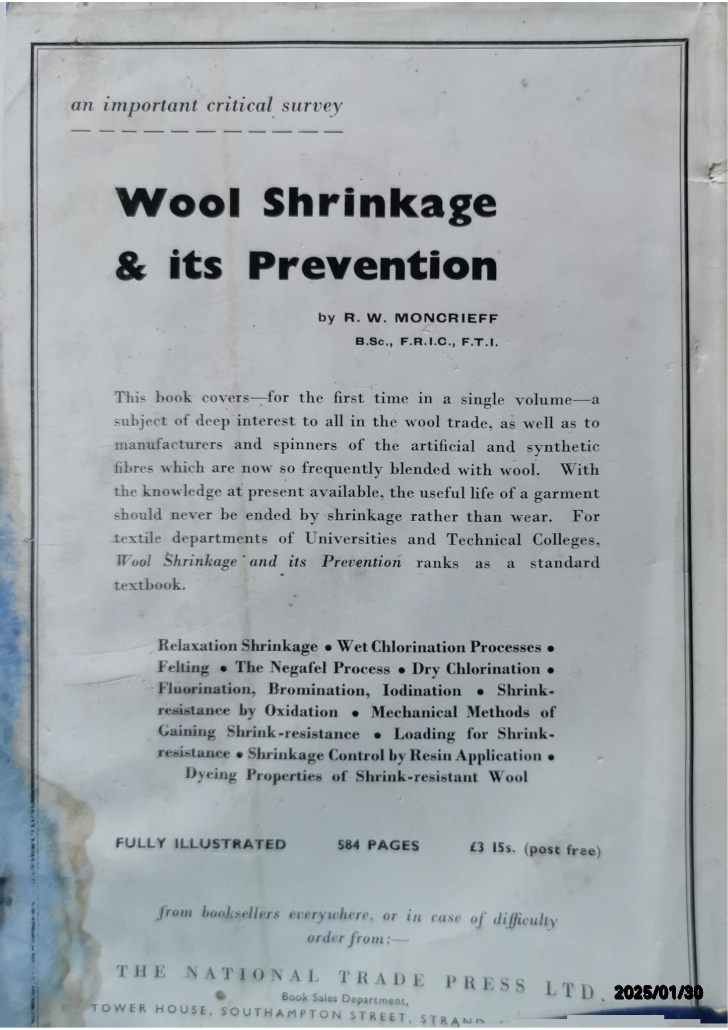 Practical textile chemistry Unknown Binding – January 1, 1956 by James William Bell (Author)