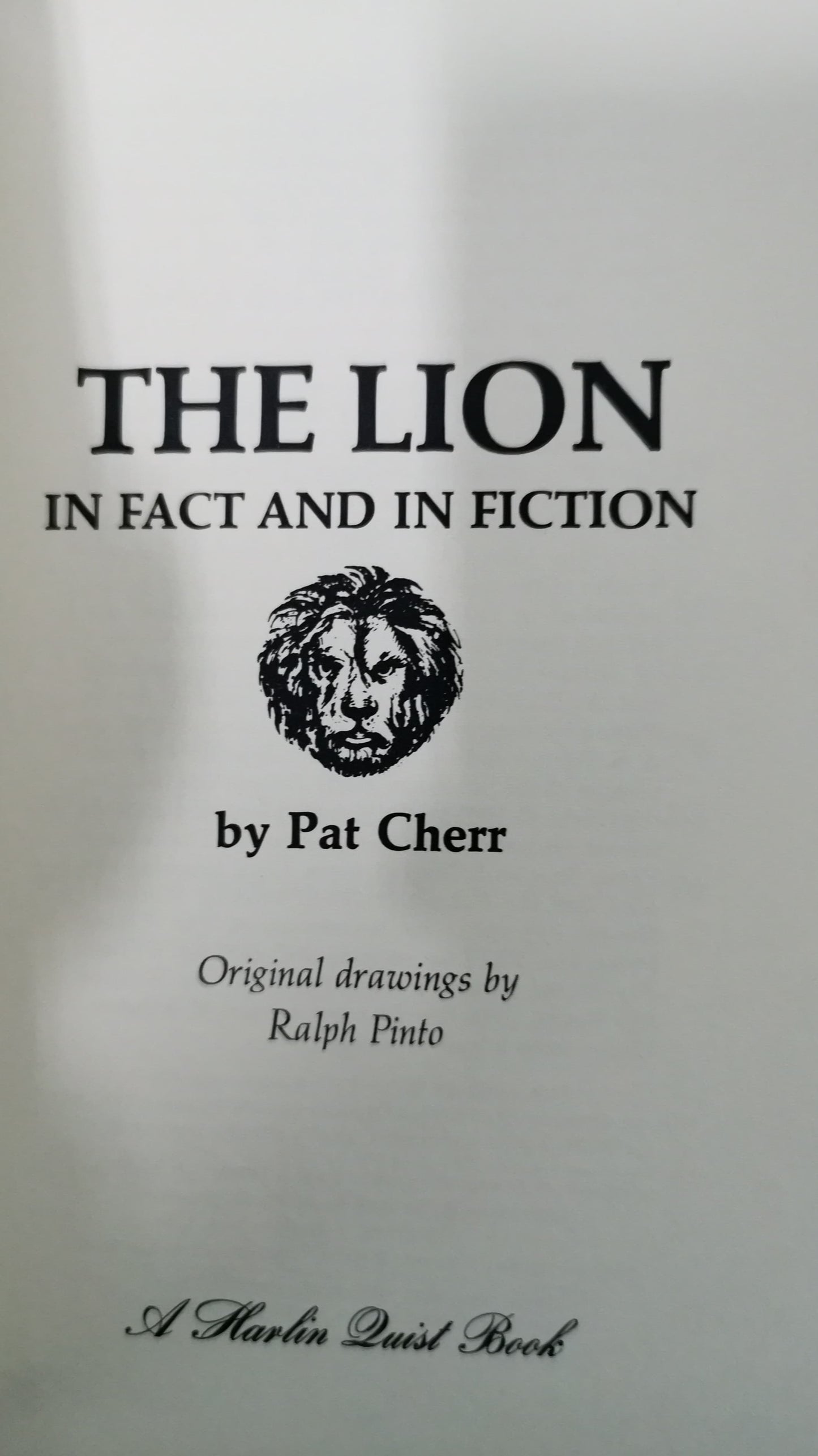 The Lion in Fact and Fiction Hardcover – January 1, 1950 by Pat Cherr (Author)