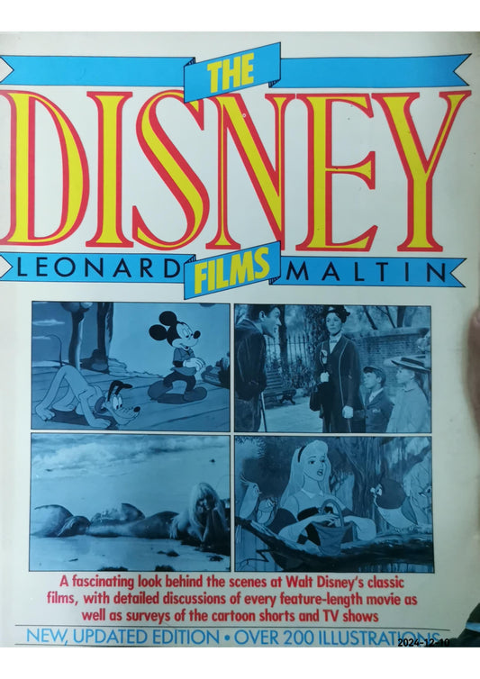 DISNEY FILMS NEW UPDATED EDIT Hardcover – August 22, 1987 by Leonard Maltin (Author)