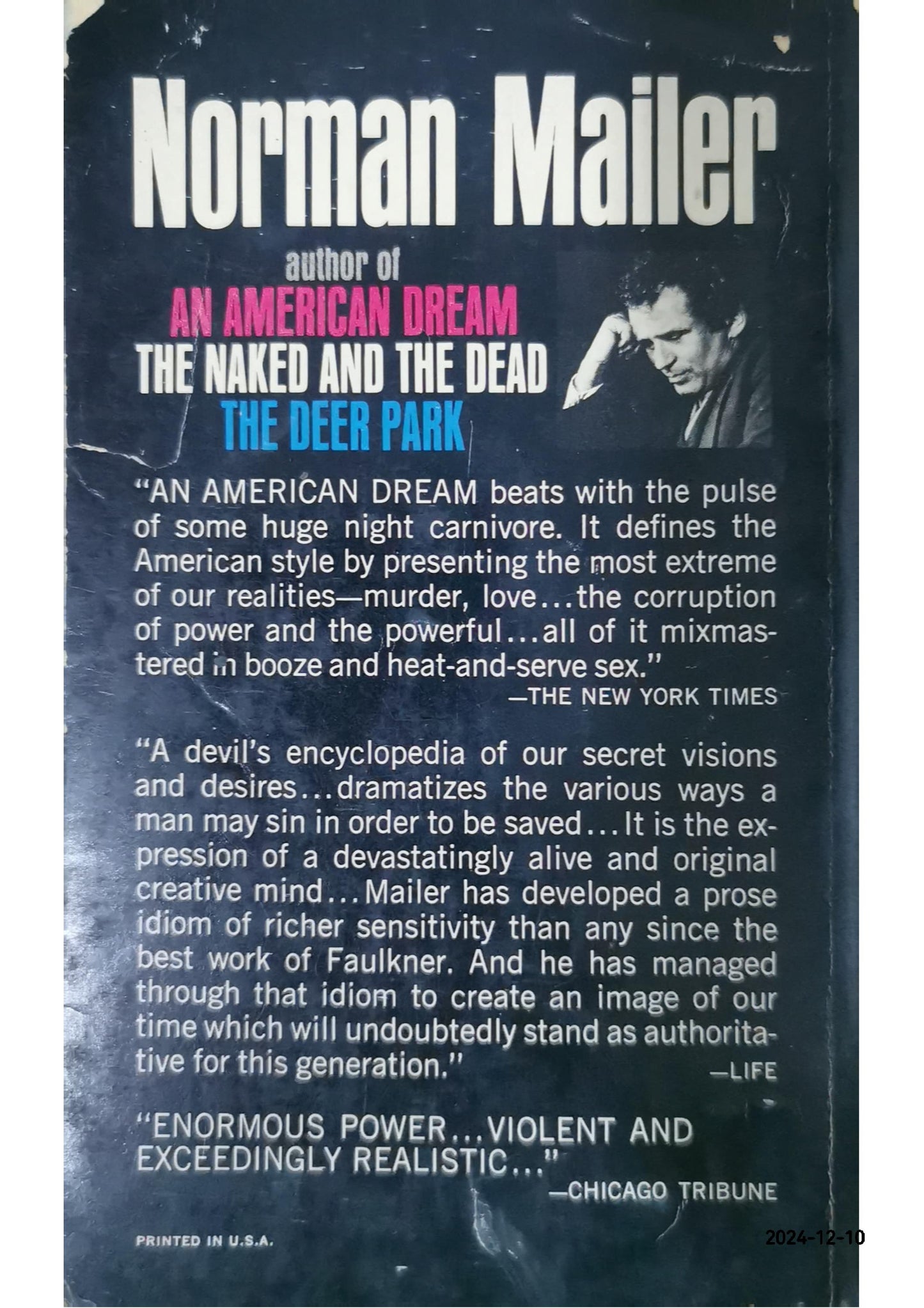 An American Dream Novel by Norman Mailer