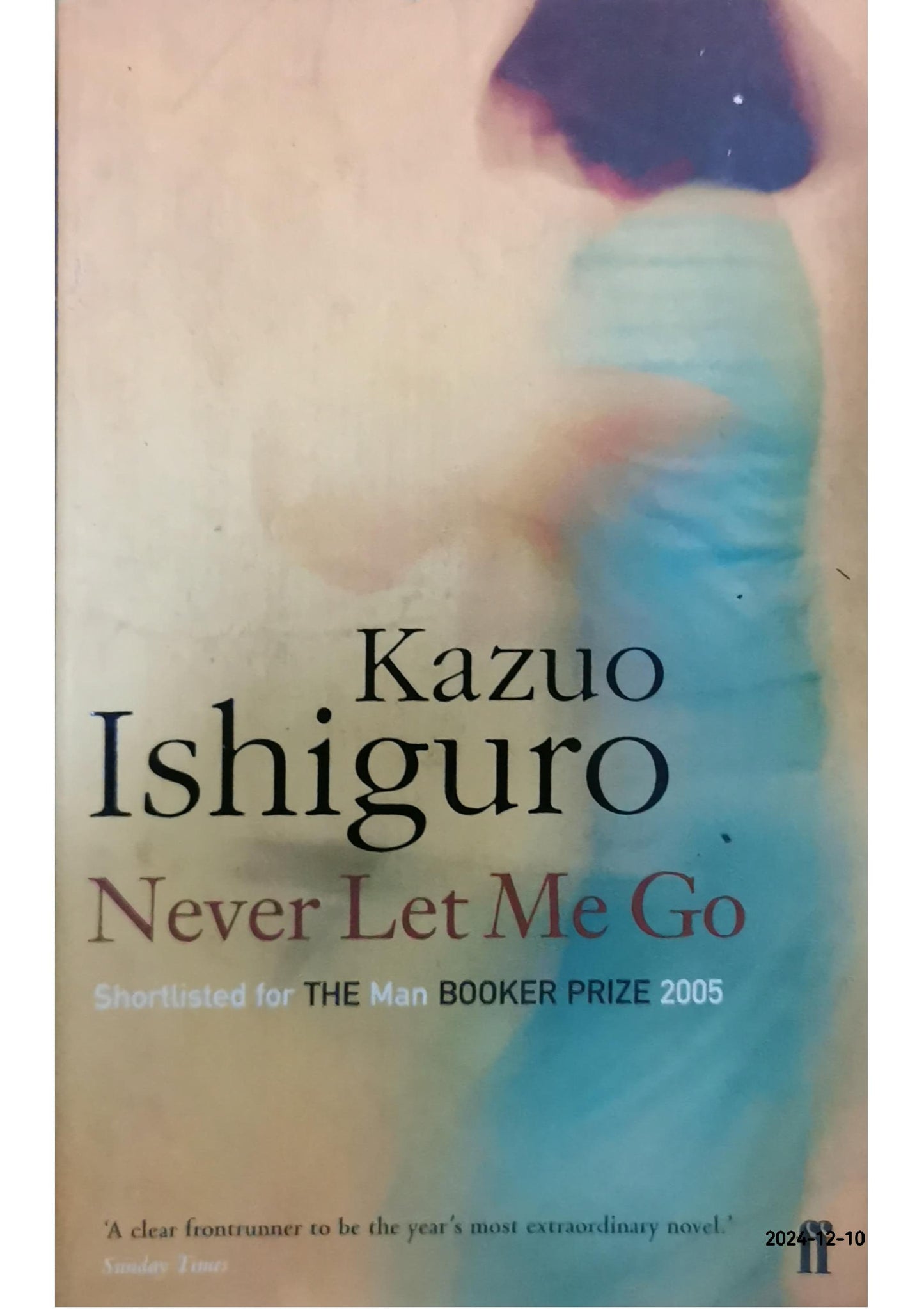 Never Let Me Go Book by Kazuo Ishiguro