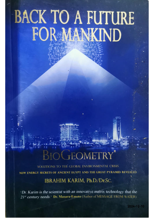 Back To a Future for Mankind Book by Ibrahim Karim