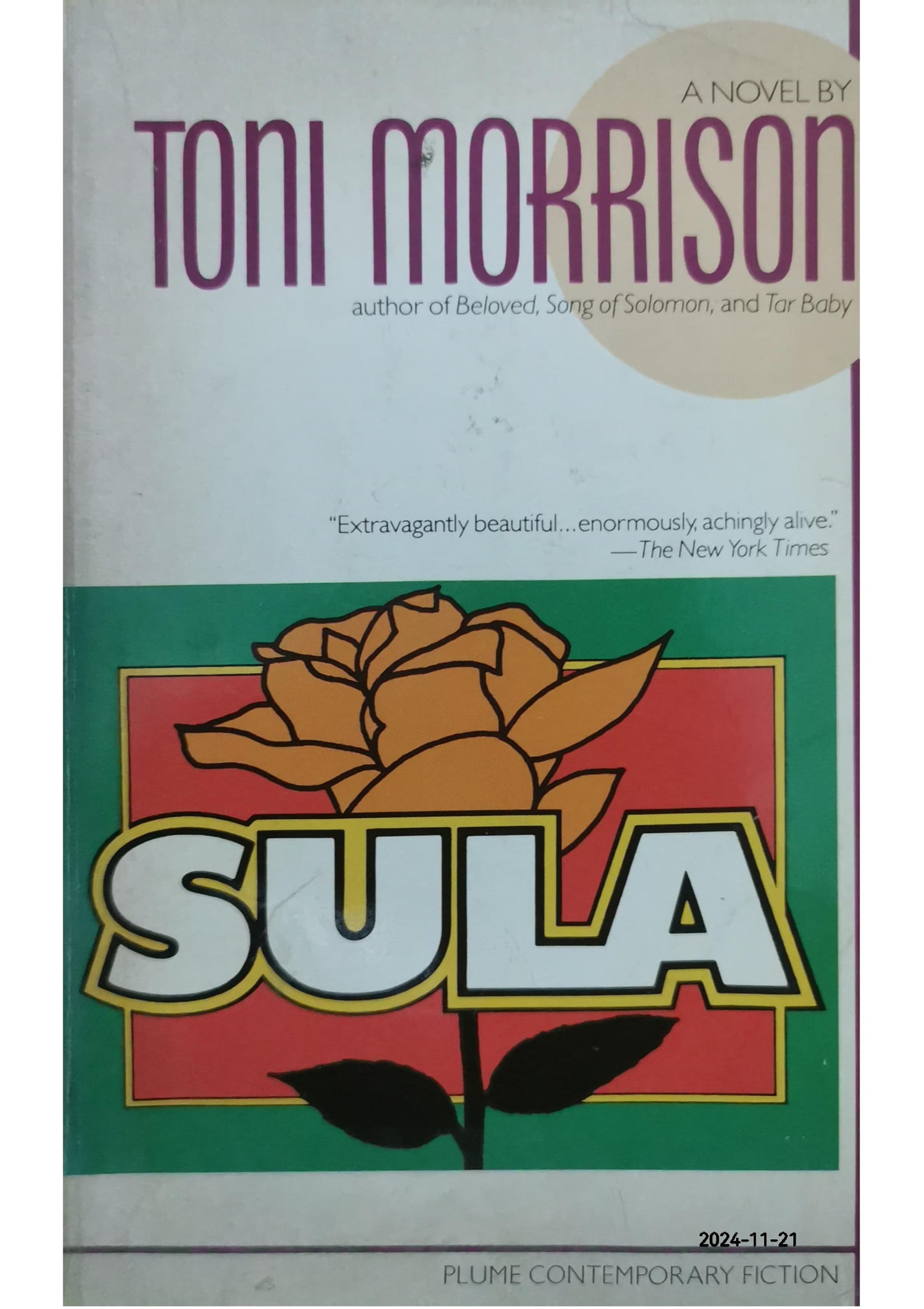 Sula Novel by Toni Morrison