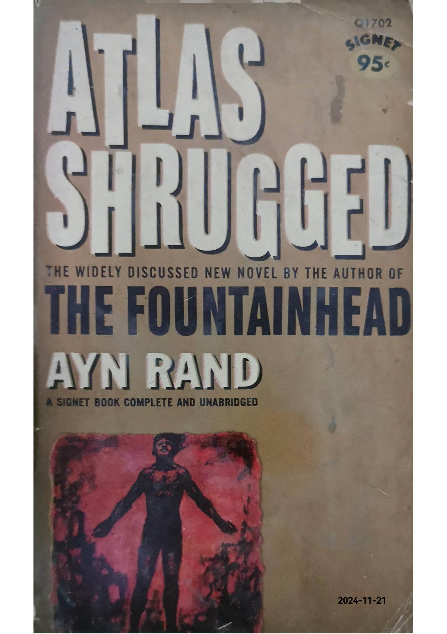 Atlas Shrugged Novel by Ayn Rand