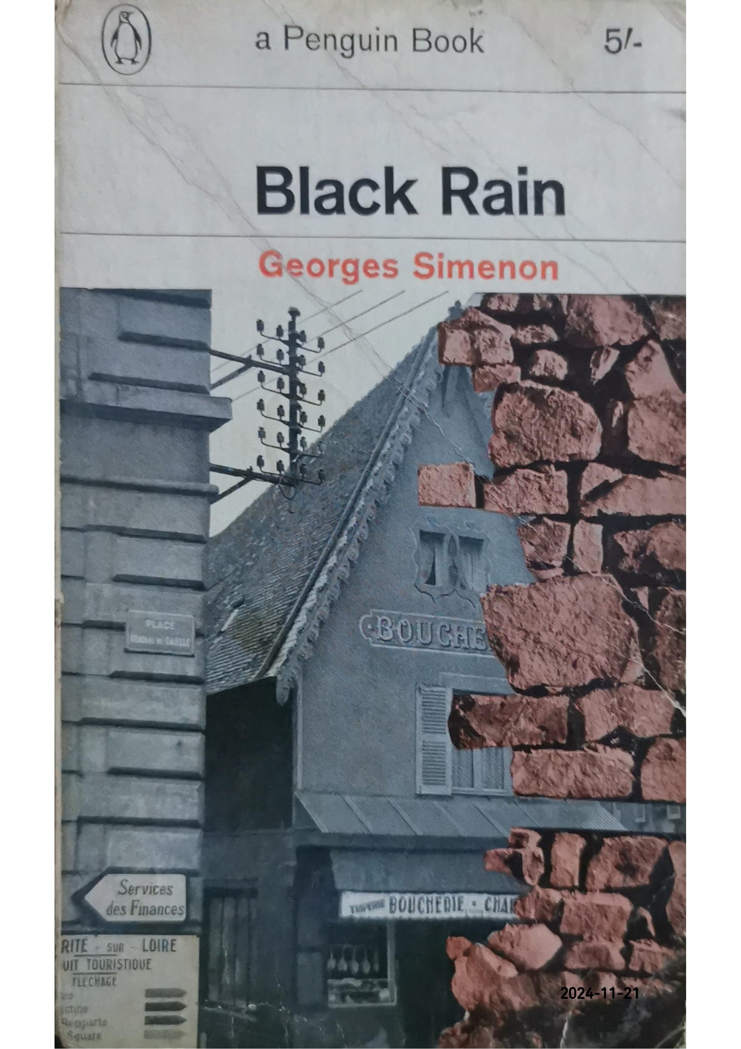 Black Rain Paperback –  by Georges Simenon