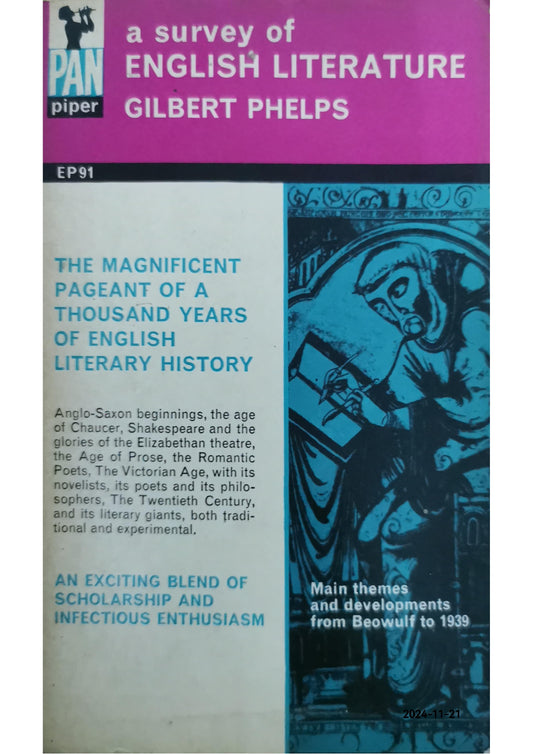 A survey of English literature: Some of the main themes and developments from Beowulf to 1939 Paperback –  by Gilbert Phelps