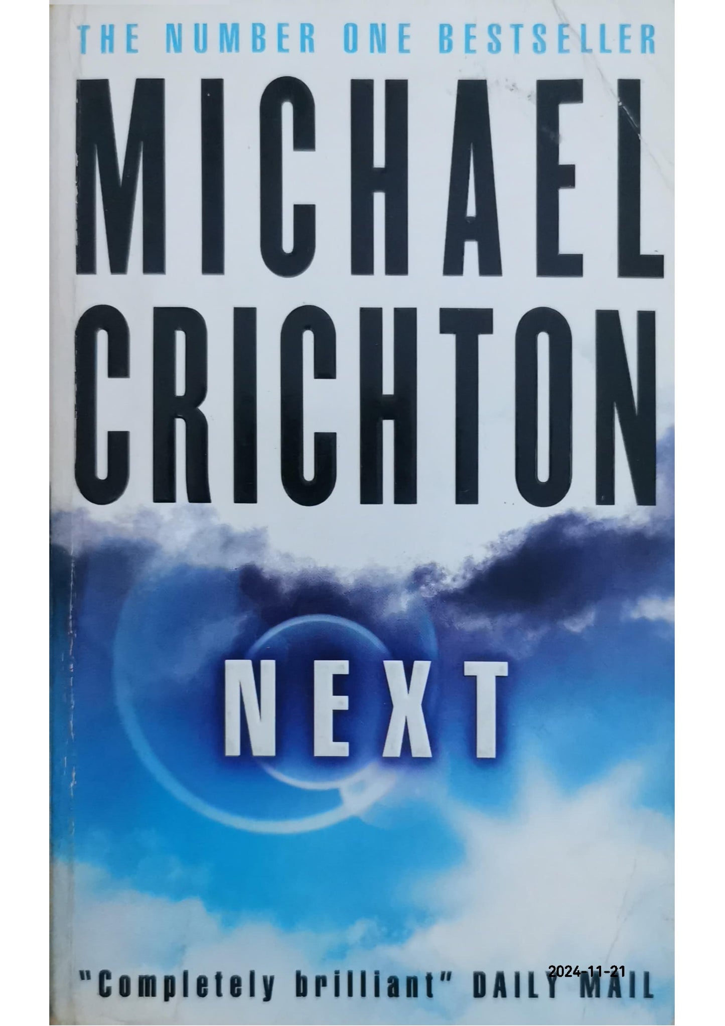 Next Novel by Michael Crichton