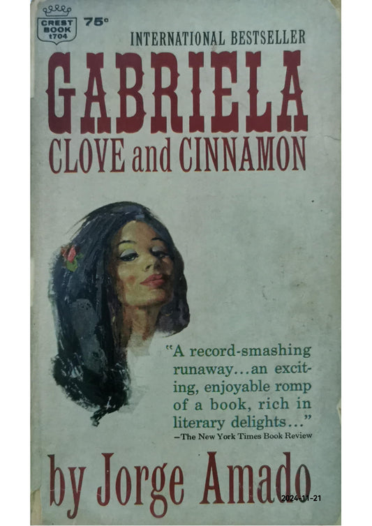 Gabriela, Clove and Cinnamon Novel by Jorge Amado