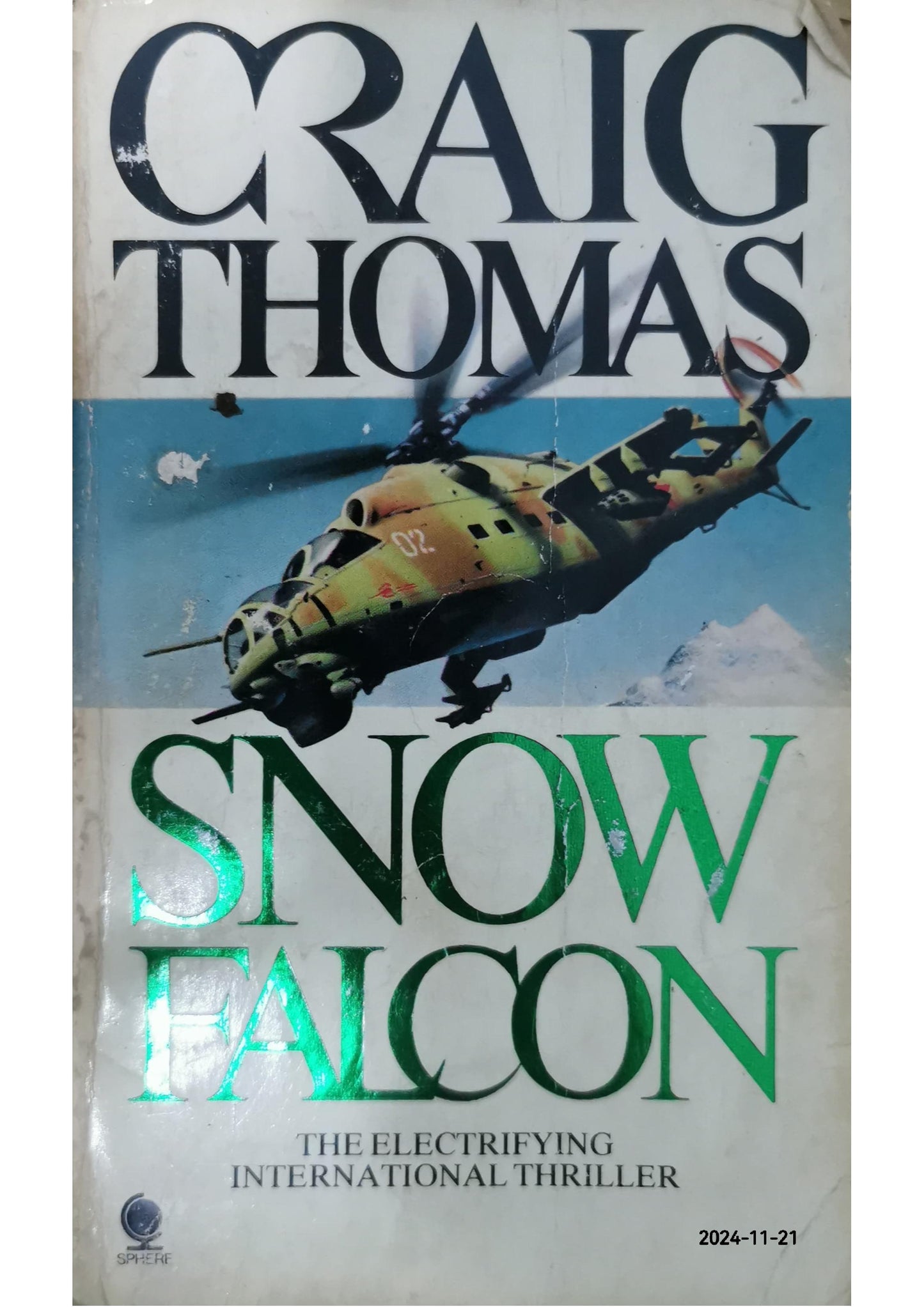 Snow falcon Book by Craig Thomas