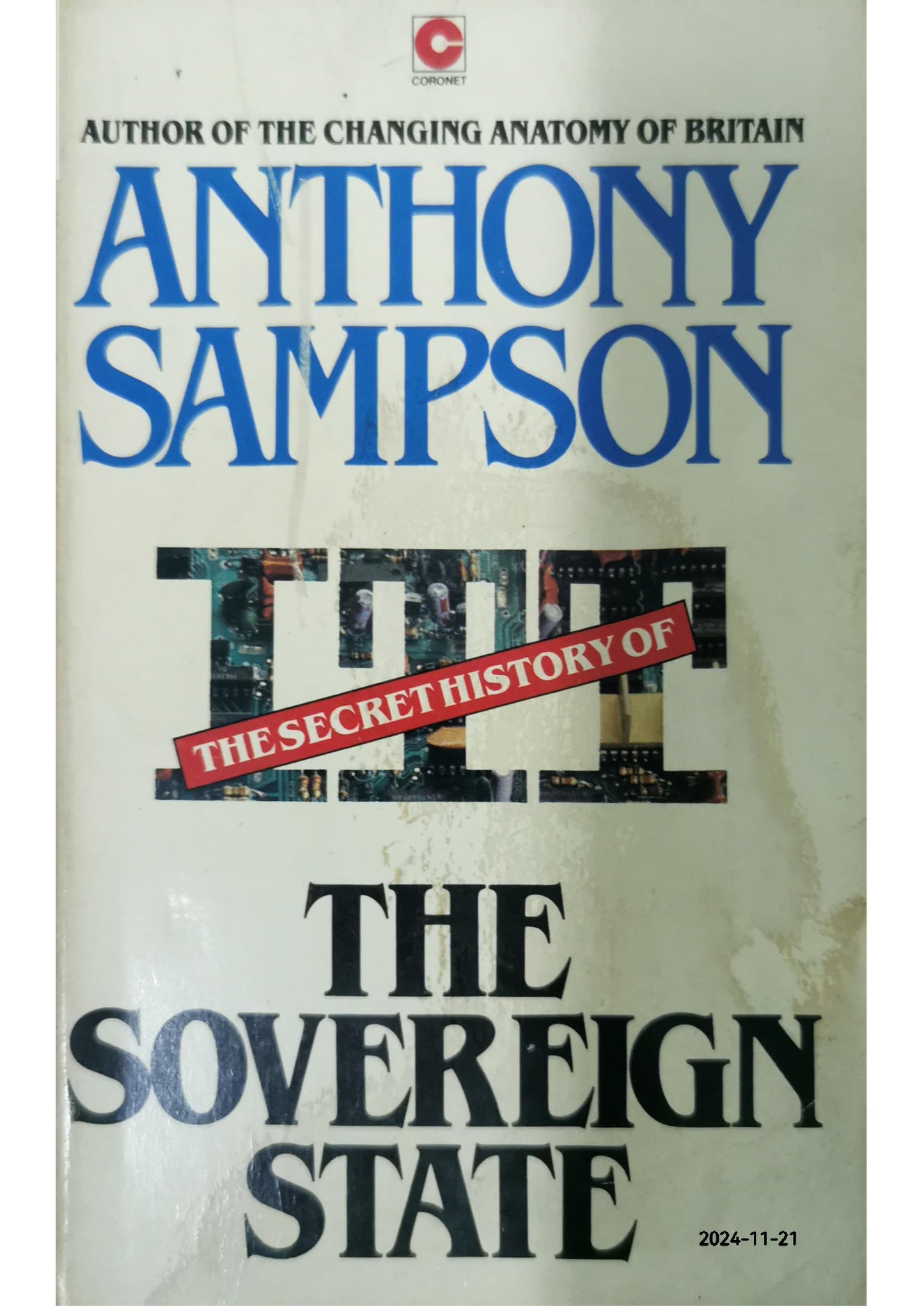 The Sovereign State Book by Anthony Sampson