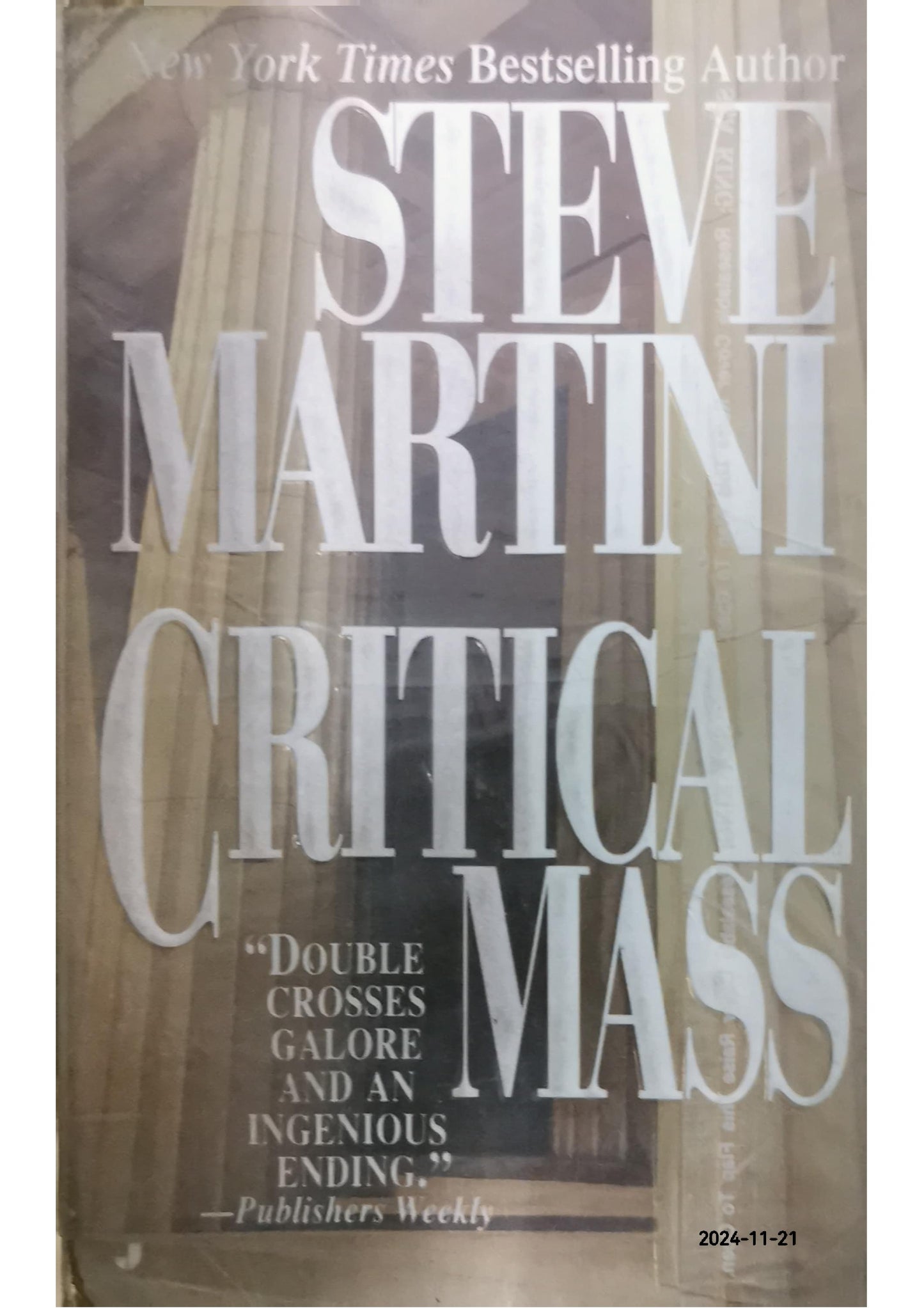 Critical mass Book by Steve Martini