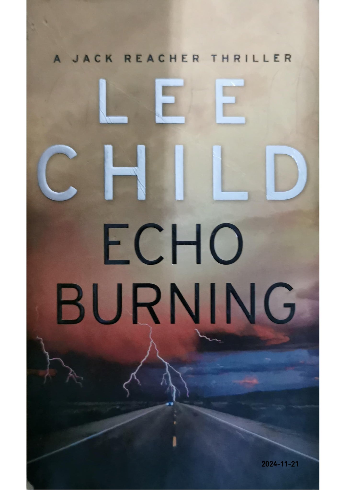 Echo Burning Novel by Lee Child