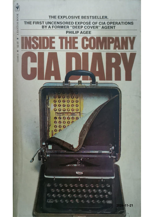 Inside the Company: CIA Diary Book by Philip Agee