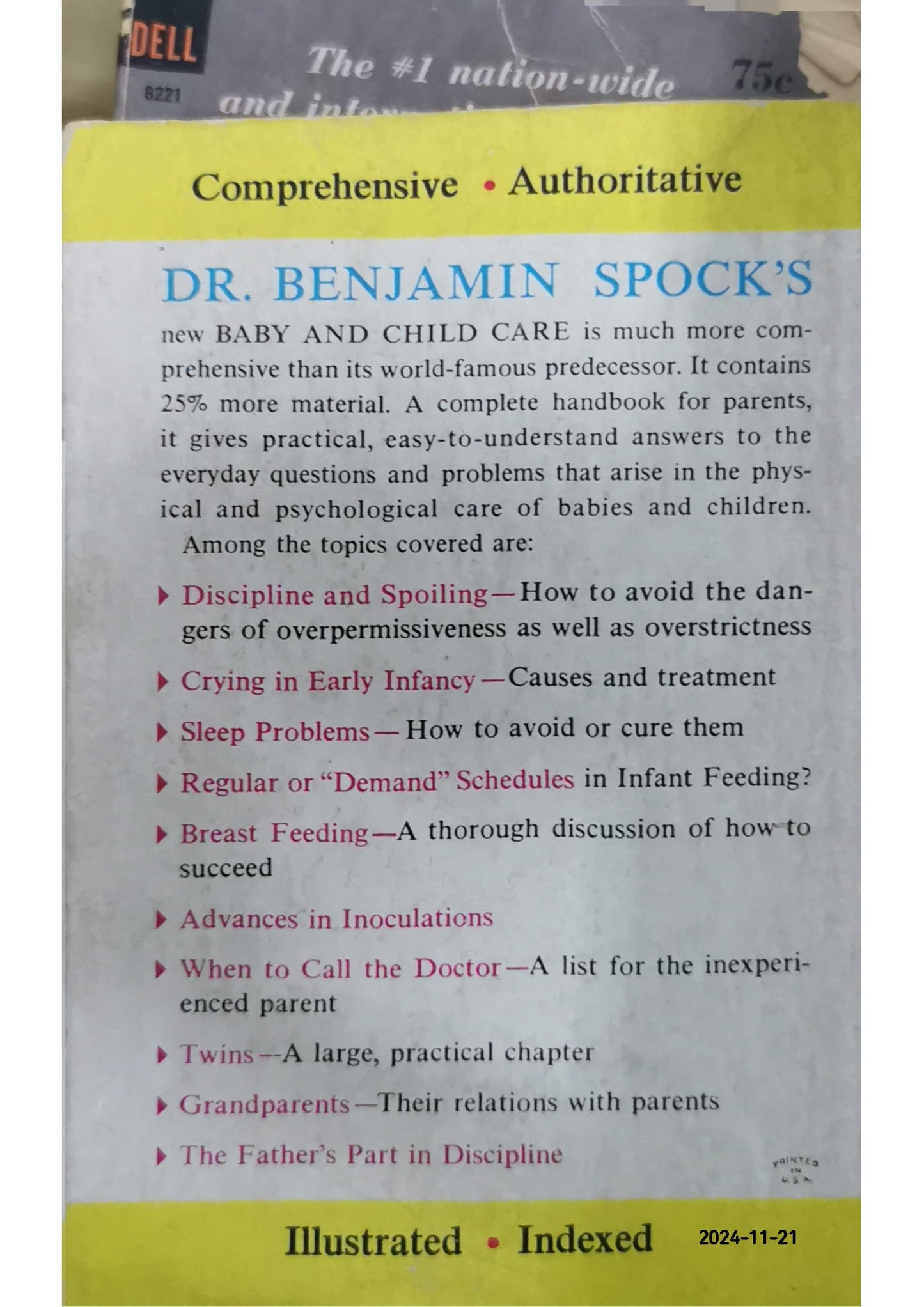 Baby and Child Care Paperback by Dr. benjamin spock