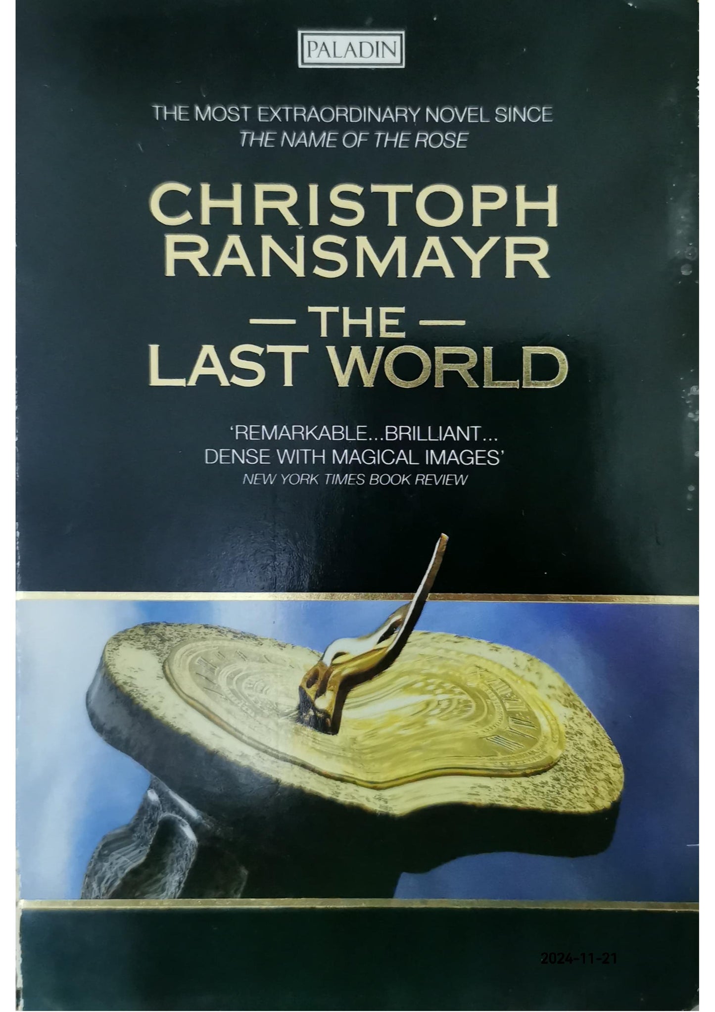 The Last World Novel by Christoph Ransmayr