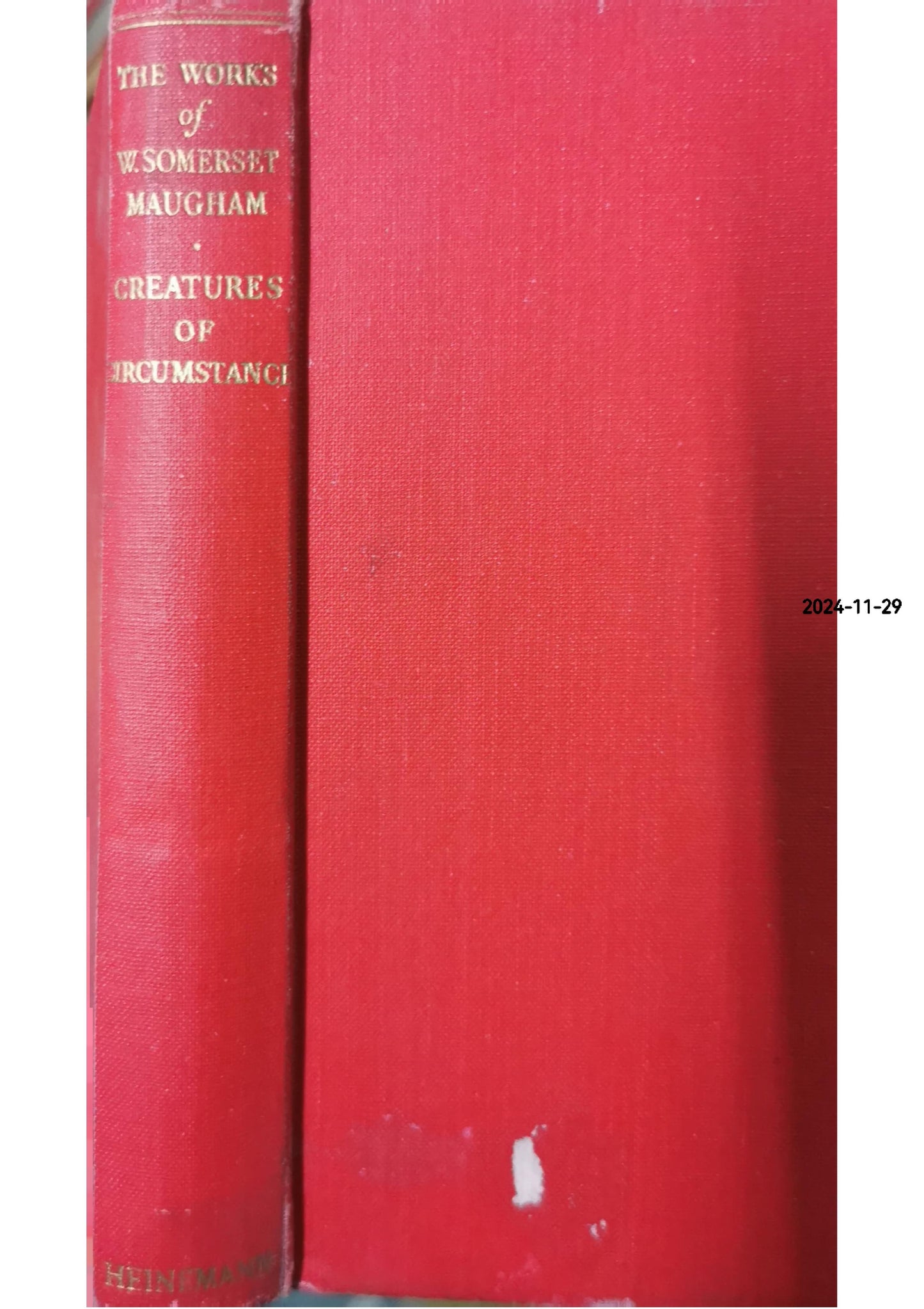 Creatures of circumstance / by W. Somerset Maugham Hardcover – January 1, 1947 by W. Somerset Maugham (Author)