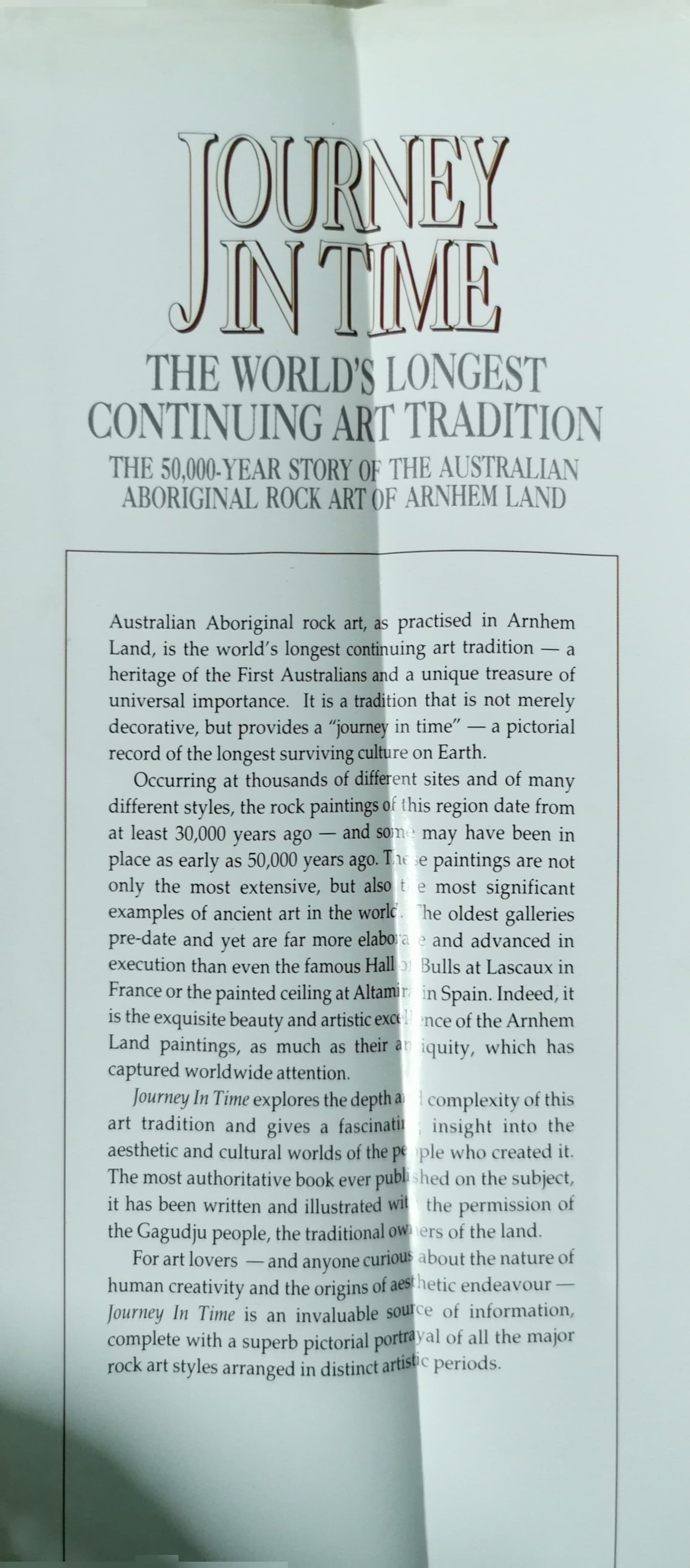 Journey in Time: The 50,000-Year Story of the Australian Aboriginal Rock Art of Arnhem Land Hardcover – January 1, 1998 by G Chaloupka (Author)