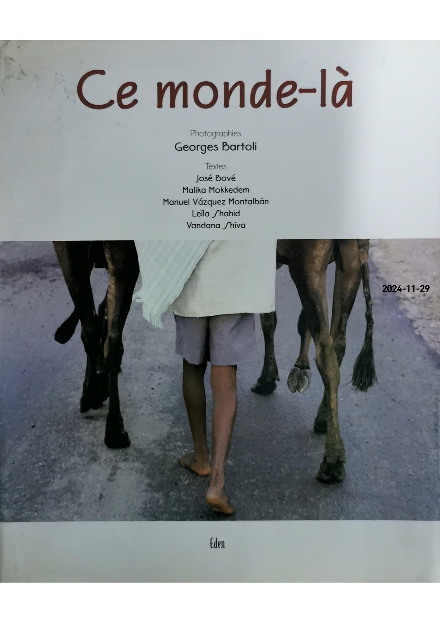 Ce monde-là Hardcover – October 28, 2002 French Edition  by Georges Bartoli (Author)