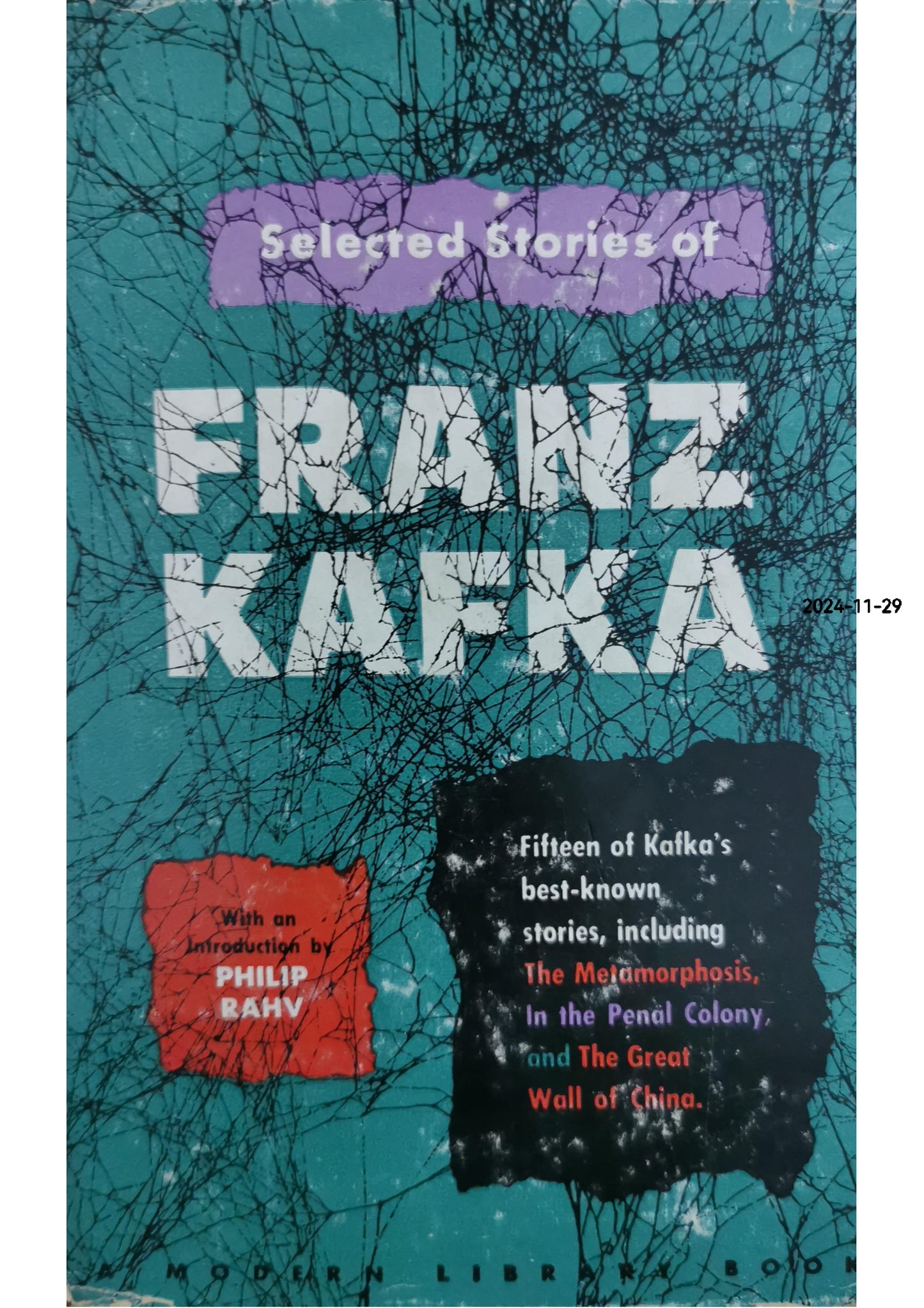 Selected Short Stories of Franz Kafka Hardcover – January 1, 1952 by Franz; Translated By Willa And Edwin Muir Kafka (Author)