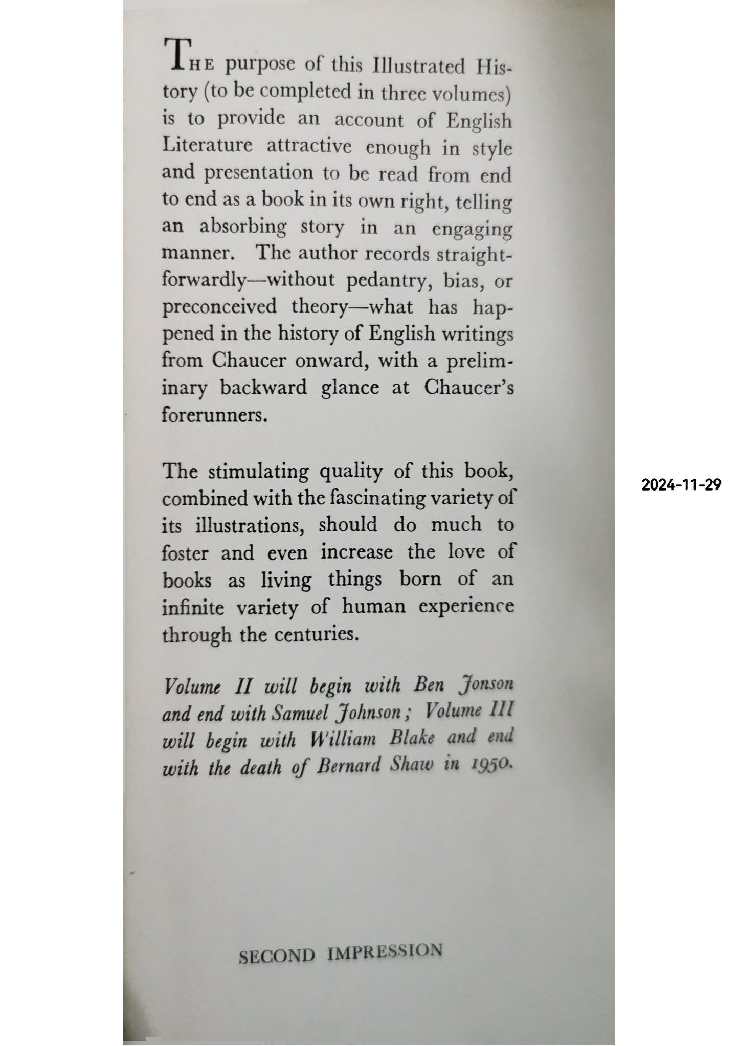 Illustrated History of English Literature, Volume One, Fourth Impression Hardcover – January 1, 1958 by A. C. Ward (Author)