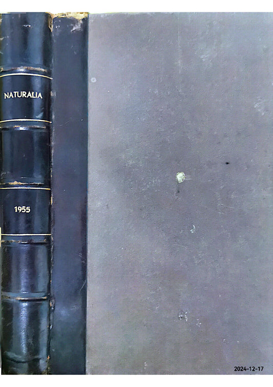 La Nature Revue des Sciences, Année Complète 1955 - Hardcover (likely bound edition)