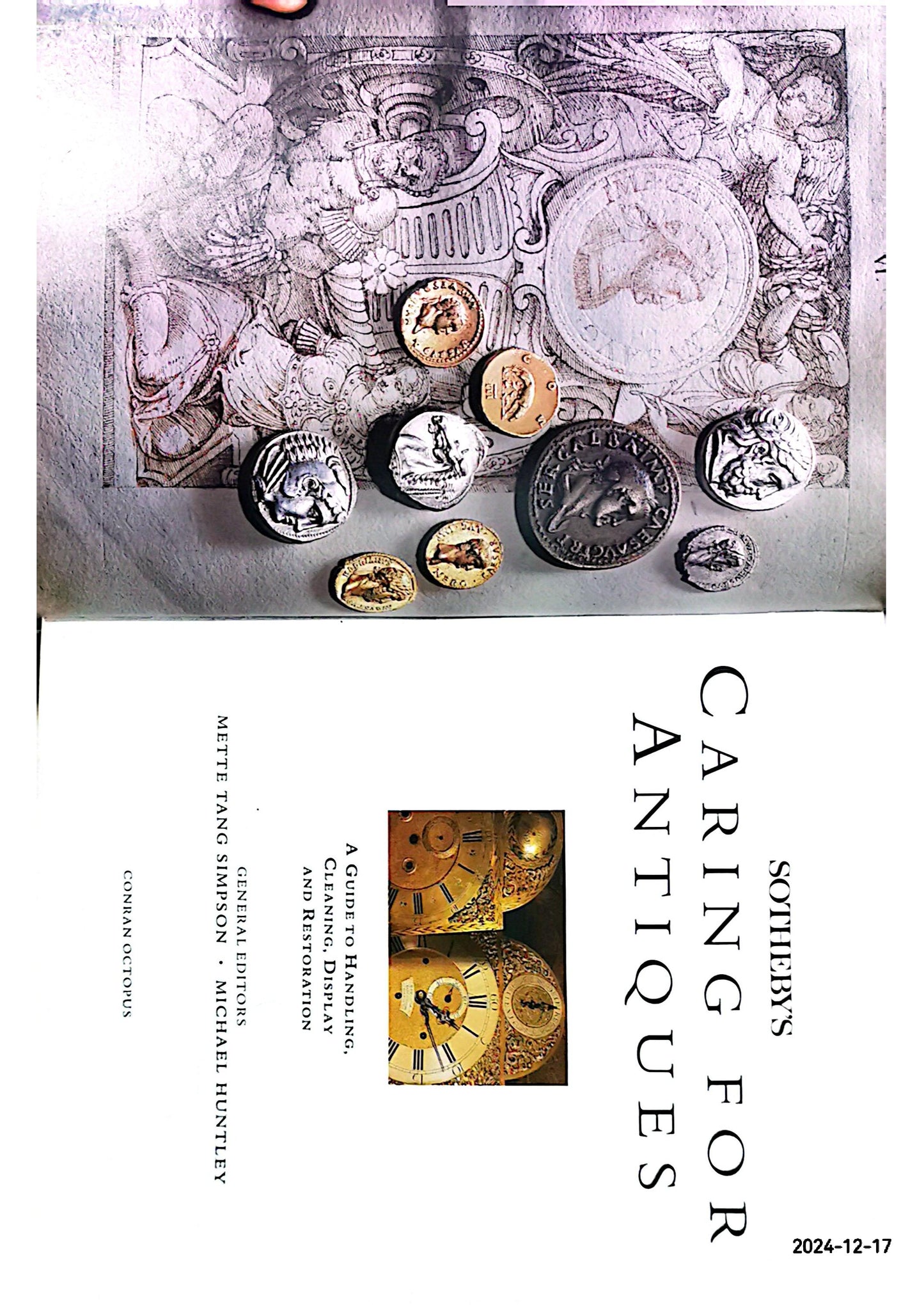 Sotheby's caring for antiques: A guide to handling, cleaning, display, and restoration Hardcover – January 1, 1992 Spanish Edition  by M [eds] Simpson, M & Huntley (Author)