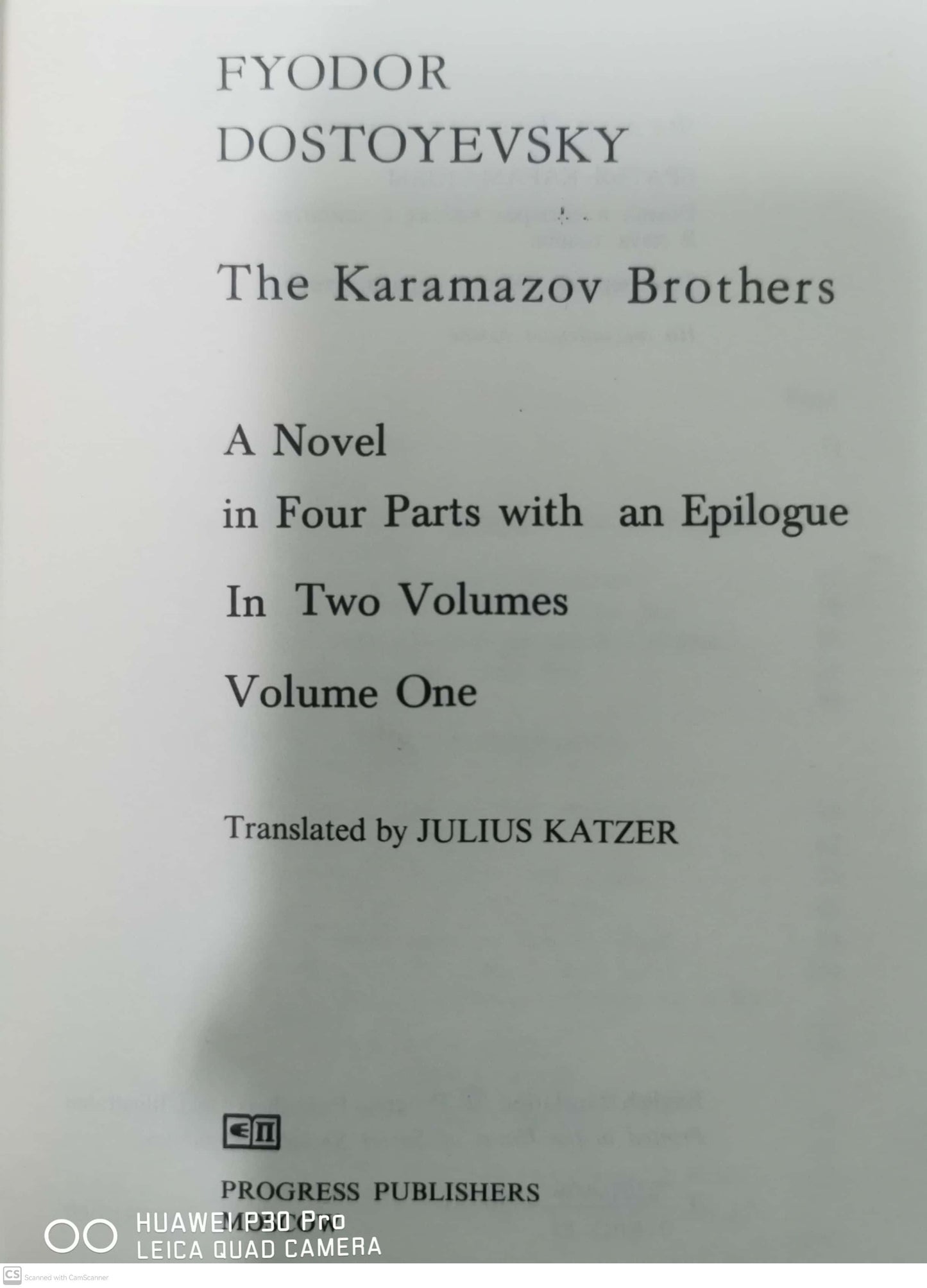 The Karamazov Brothers A Novel in Four Parts with an Epilogue In Two Volumes Hardcover – January 1, 1980 by Julian (trans) Dostoyevsky, ( Dostoevsky) Fyodor) Katzer (Author), Vladimir Minayev (Illustrator)