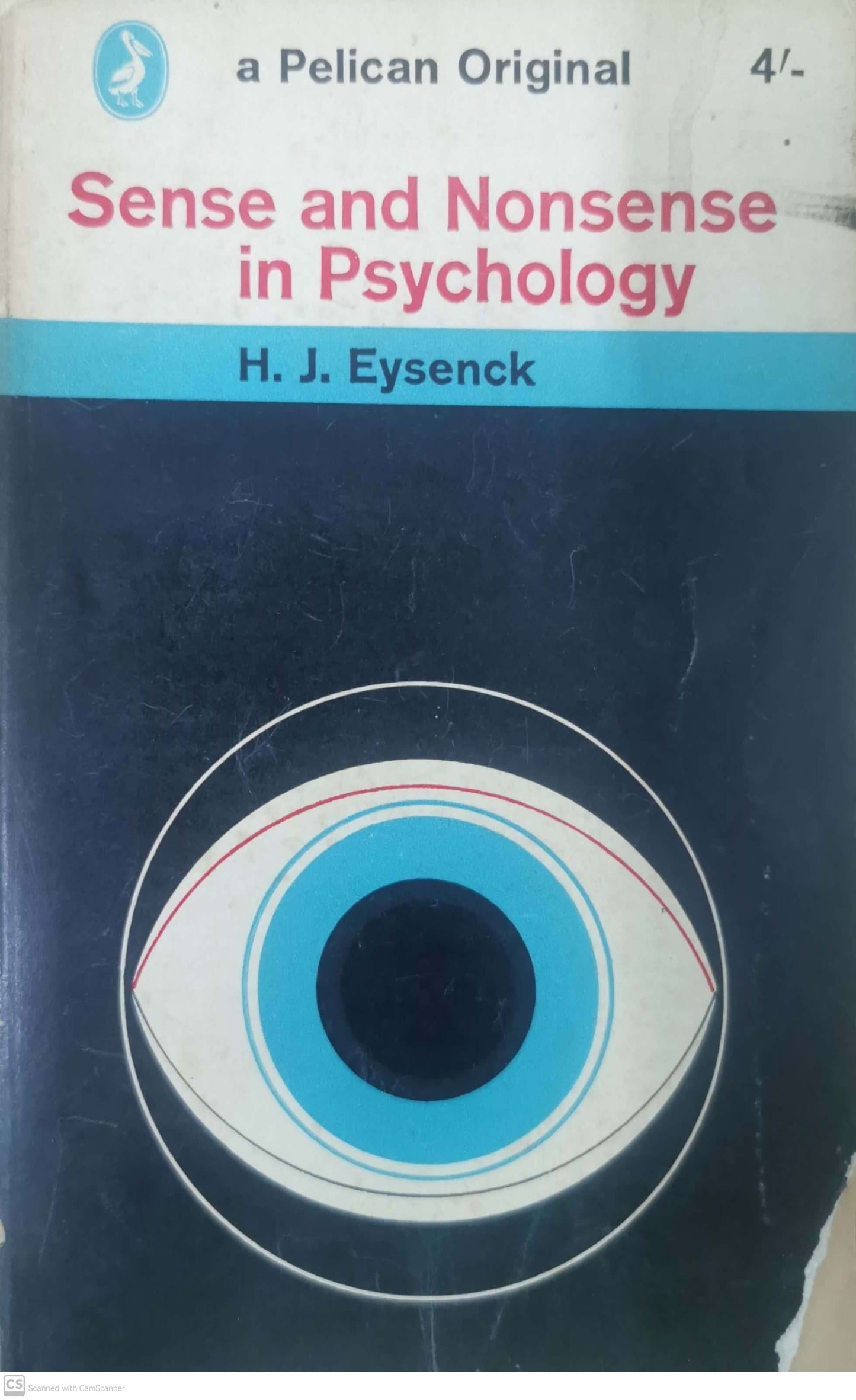 Sense and Nonsense in Psychology Book by Hans Eysenck