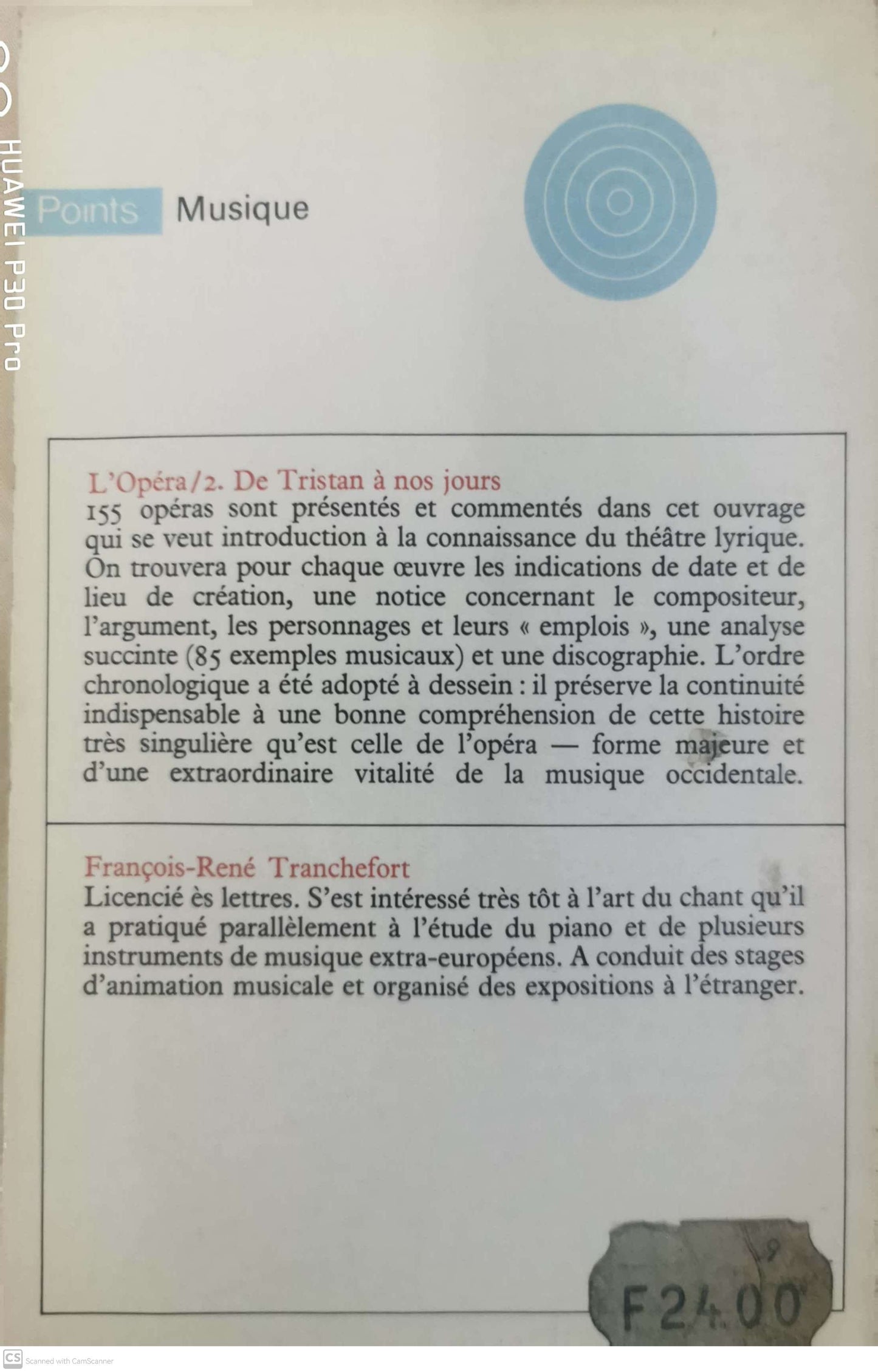 L'Opéra Tome 2: De Tristan à nos jours Paperback – 1 Nov. 1978 French edition  by François-René Tranchefort